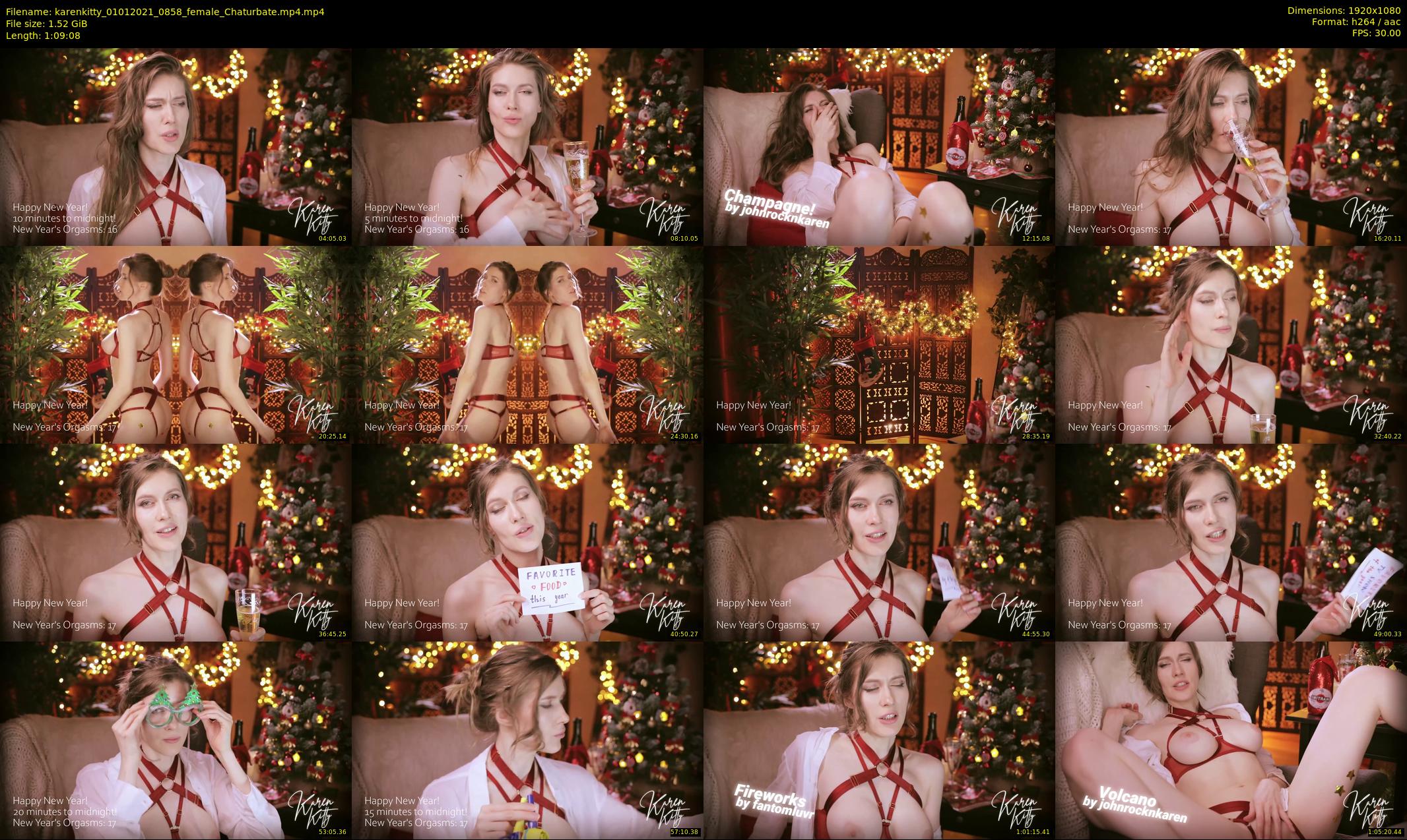 karenkitty — 70 minute Chaturbate female cam show recording, 1080p, Jan 1, 2021