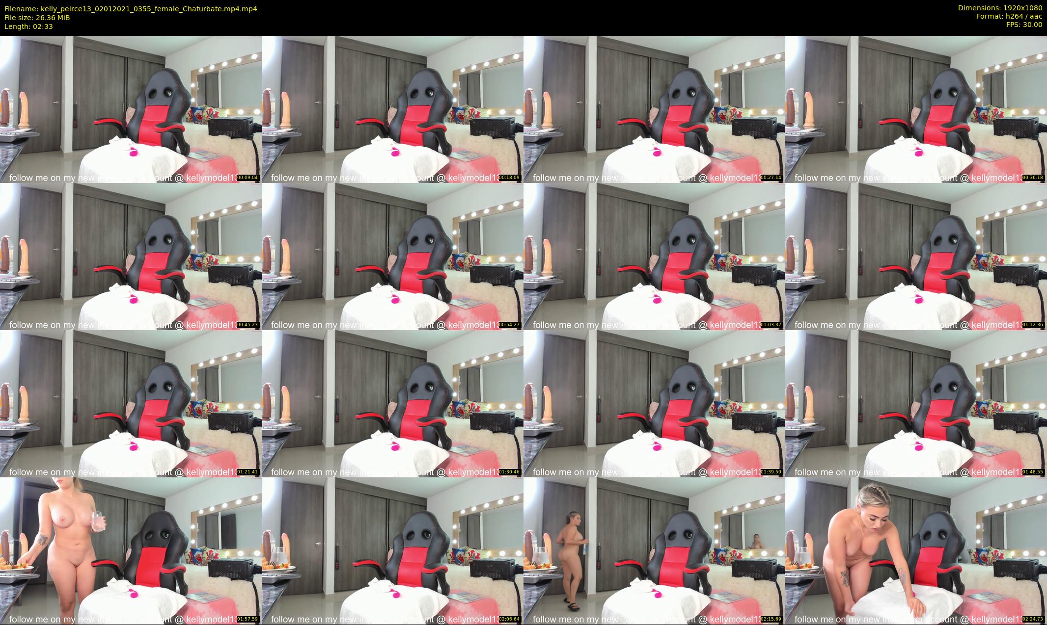 kelly_peirce13 — 3 minute Chaturbate female cam show recording, 1080p, Jan 2, 2021