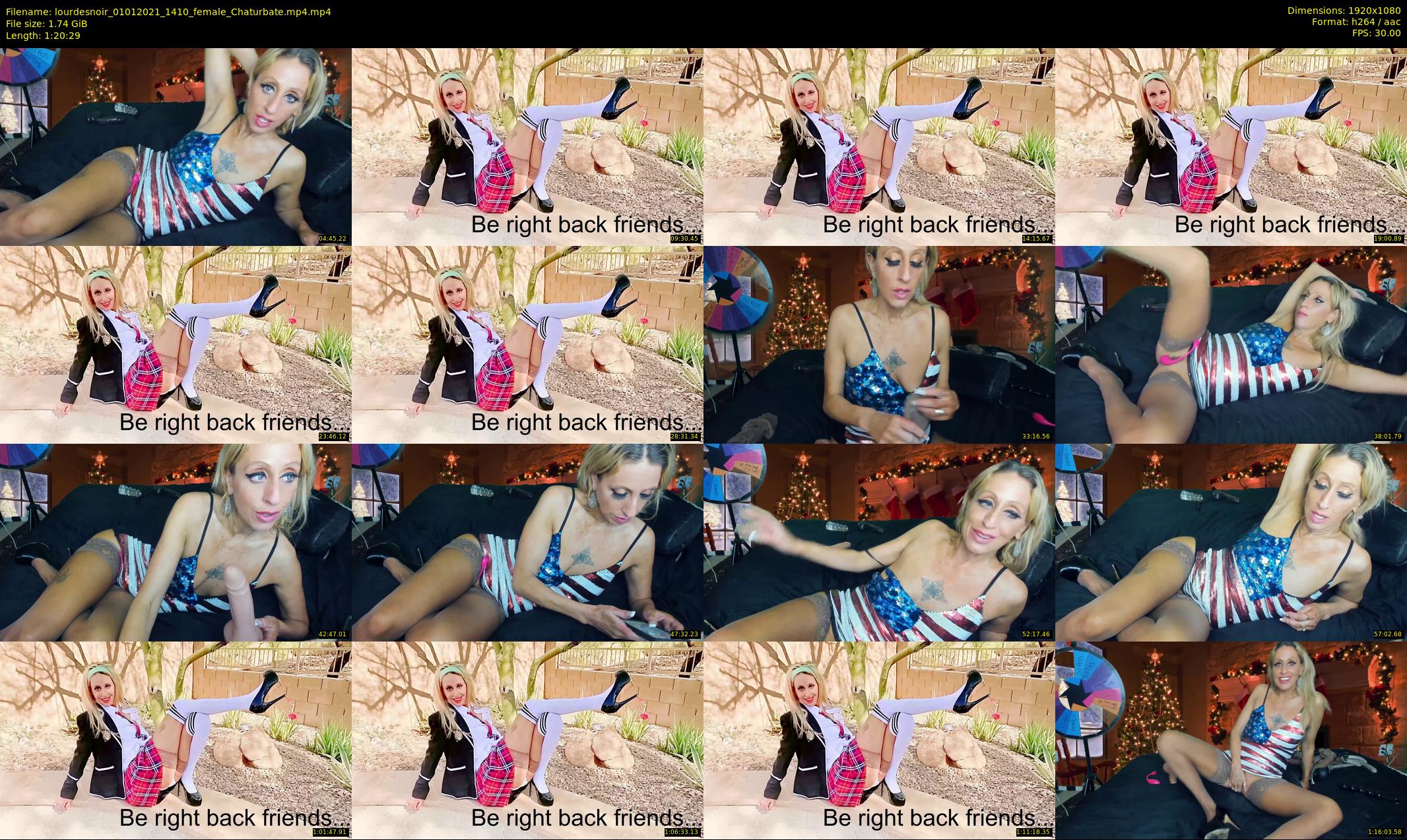 lourdesnoir — 81 minute Chaturbate female cam show recording, 1080p, Jan 1, 2021