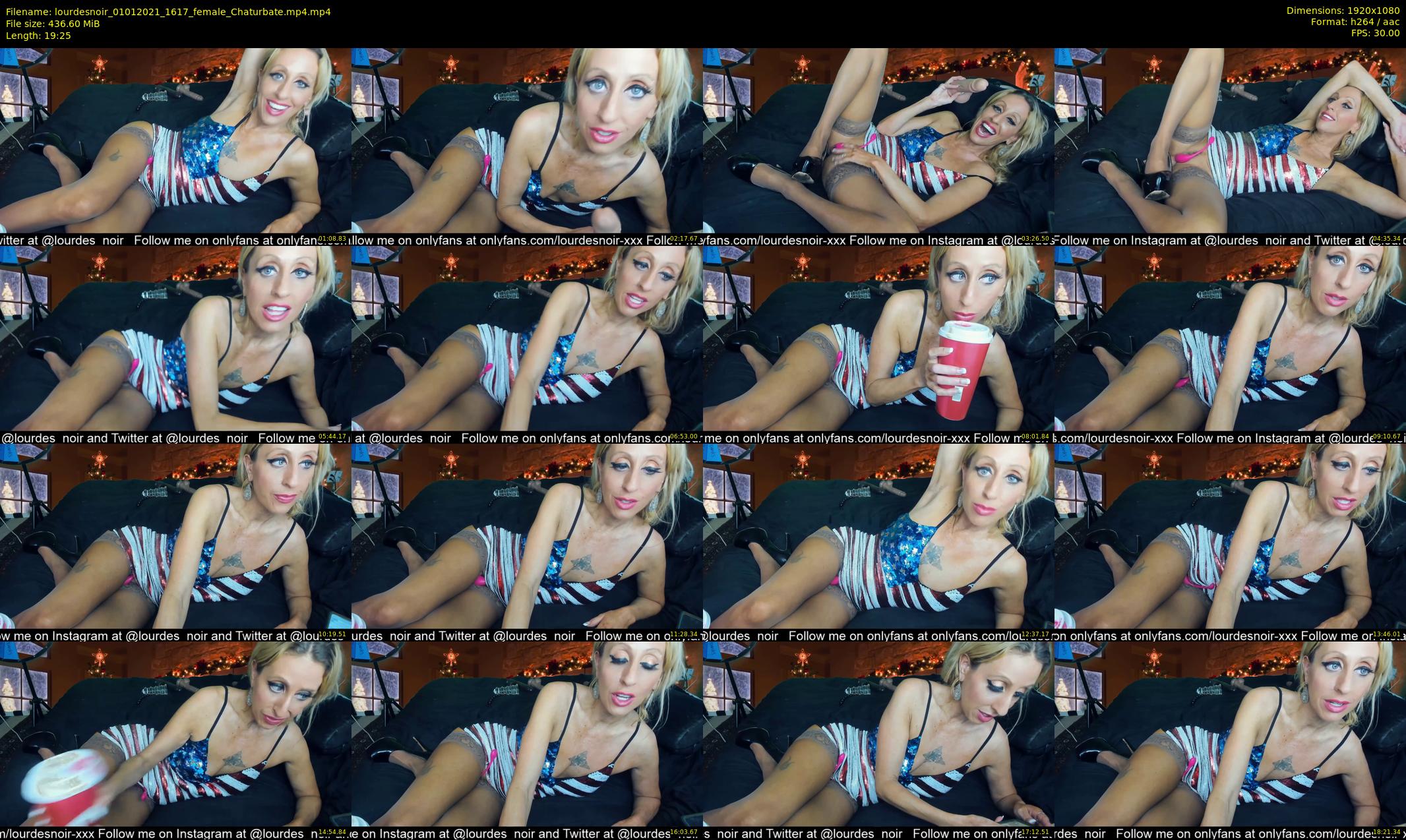 lourdesnoir — 20 minute Chaturbate female cam show recording, 1080p, Jan 1, 2021