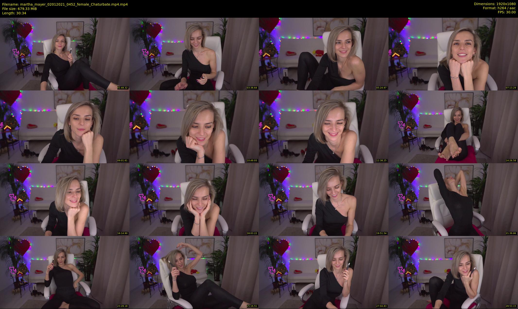 martha_mayer — 31 minute Chaturbate female cam show recording, 1080p, Jan 2, 2021