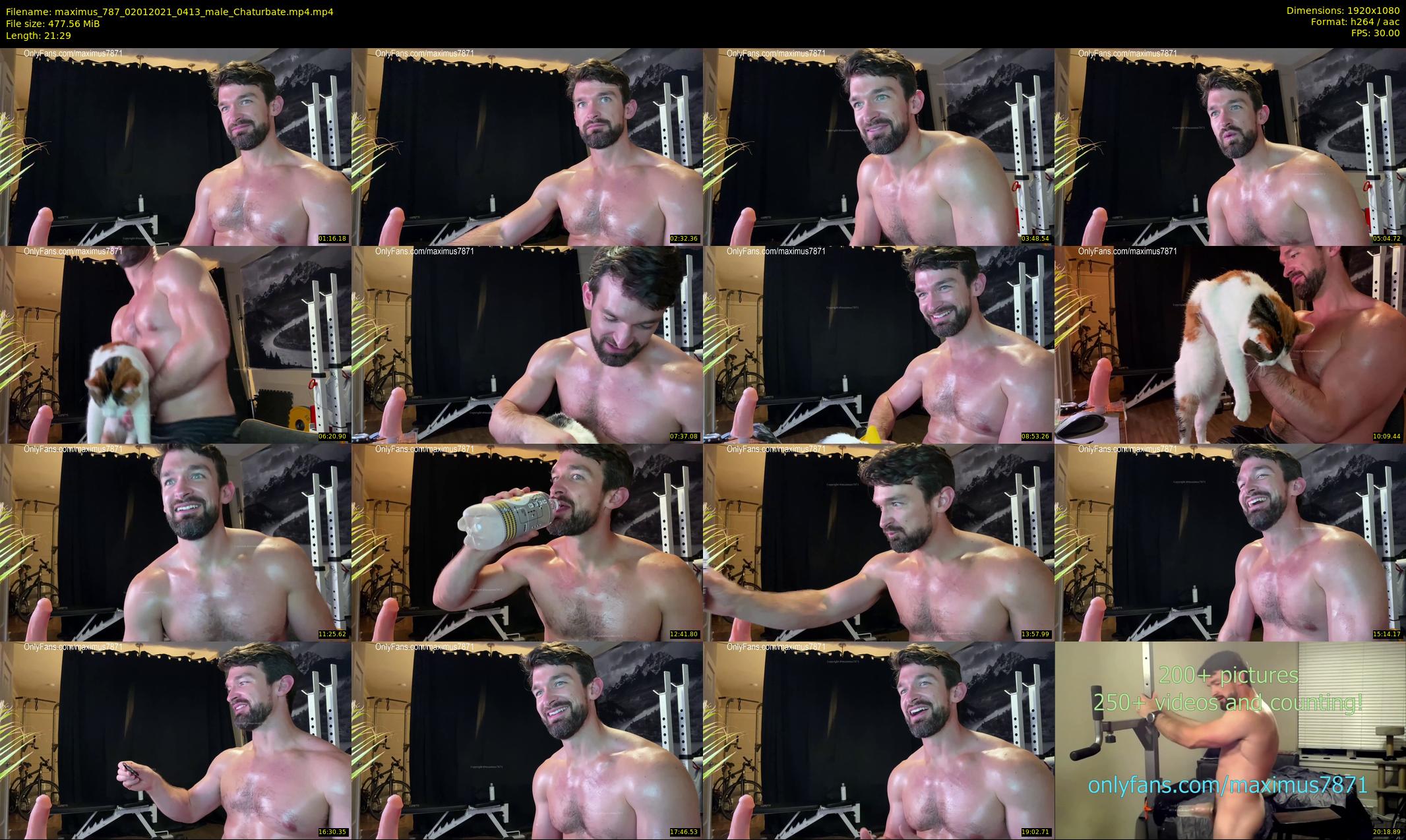 maximus_787 — 22 minute Chaturbate male cam show recording, 1080p, Jan 2, 2021