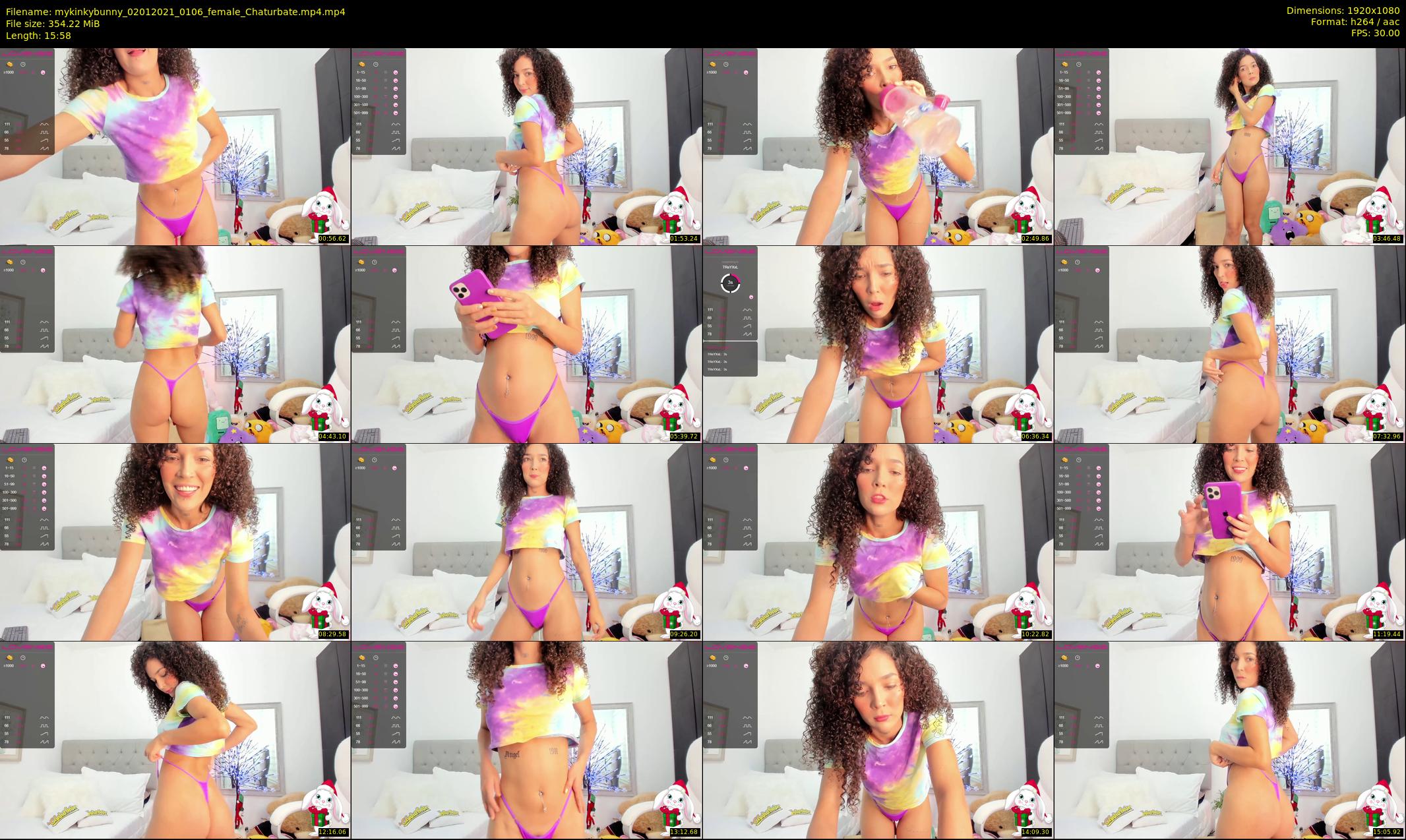 mykinkybunny — 16 minute Chaturbate female cam show recording, 1080p, Jan 2, 2021