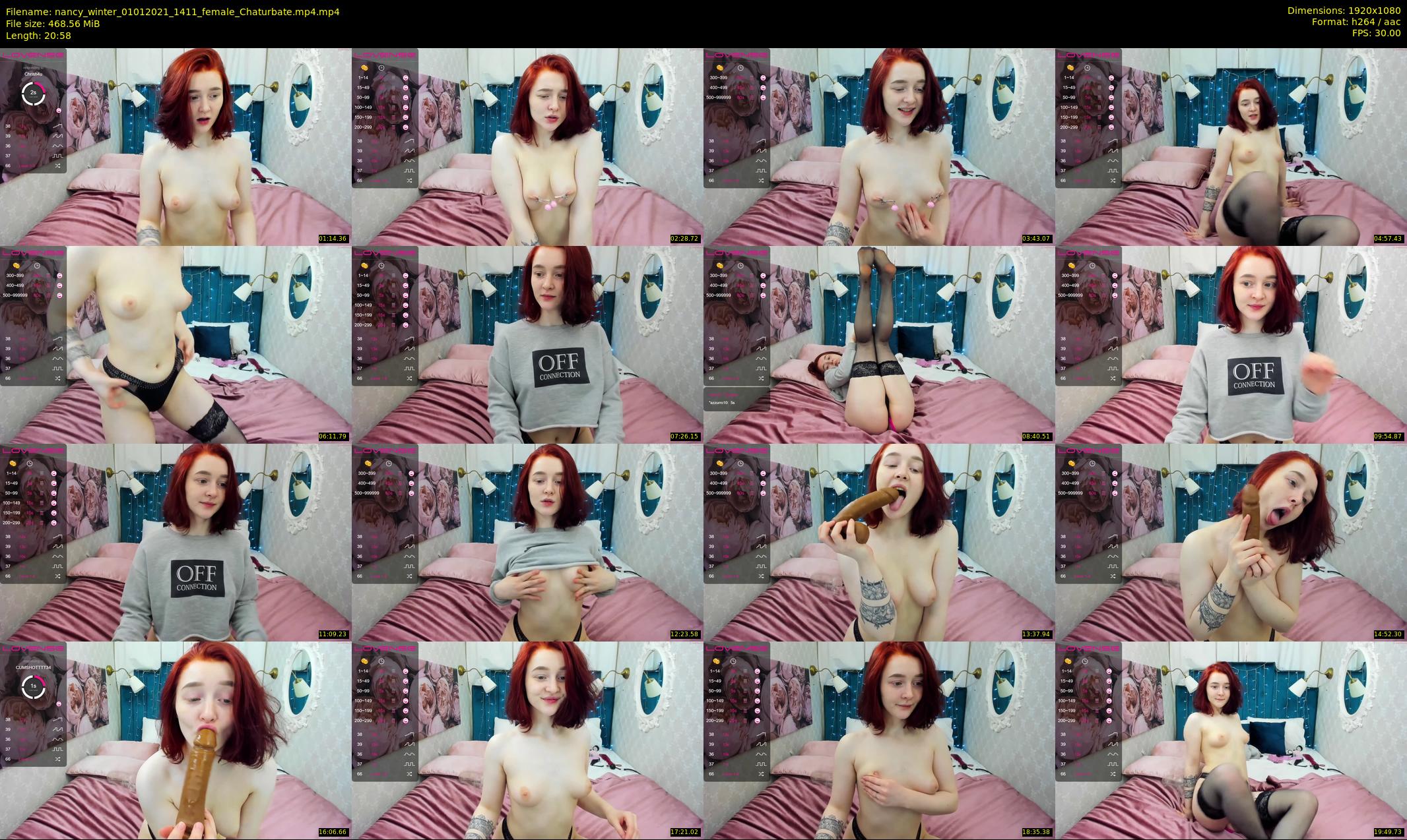 nancy_winter — 21 minute Chaturbate female cam show recording, 1080p, Jan 1, 2021
