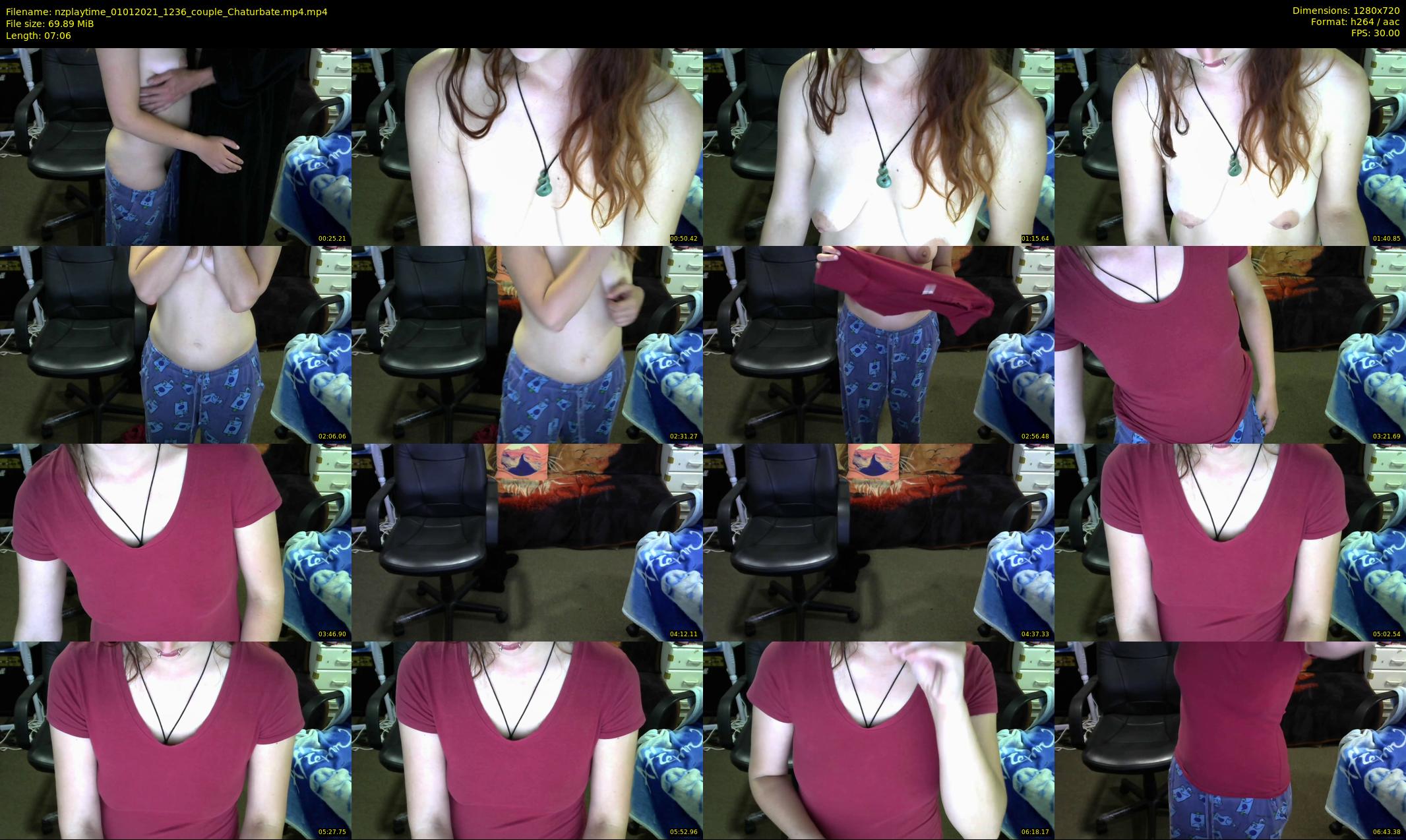 nzplaytime — 8 minute Chaturbate couple cam show recording, 720p, Jan 1, 2021