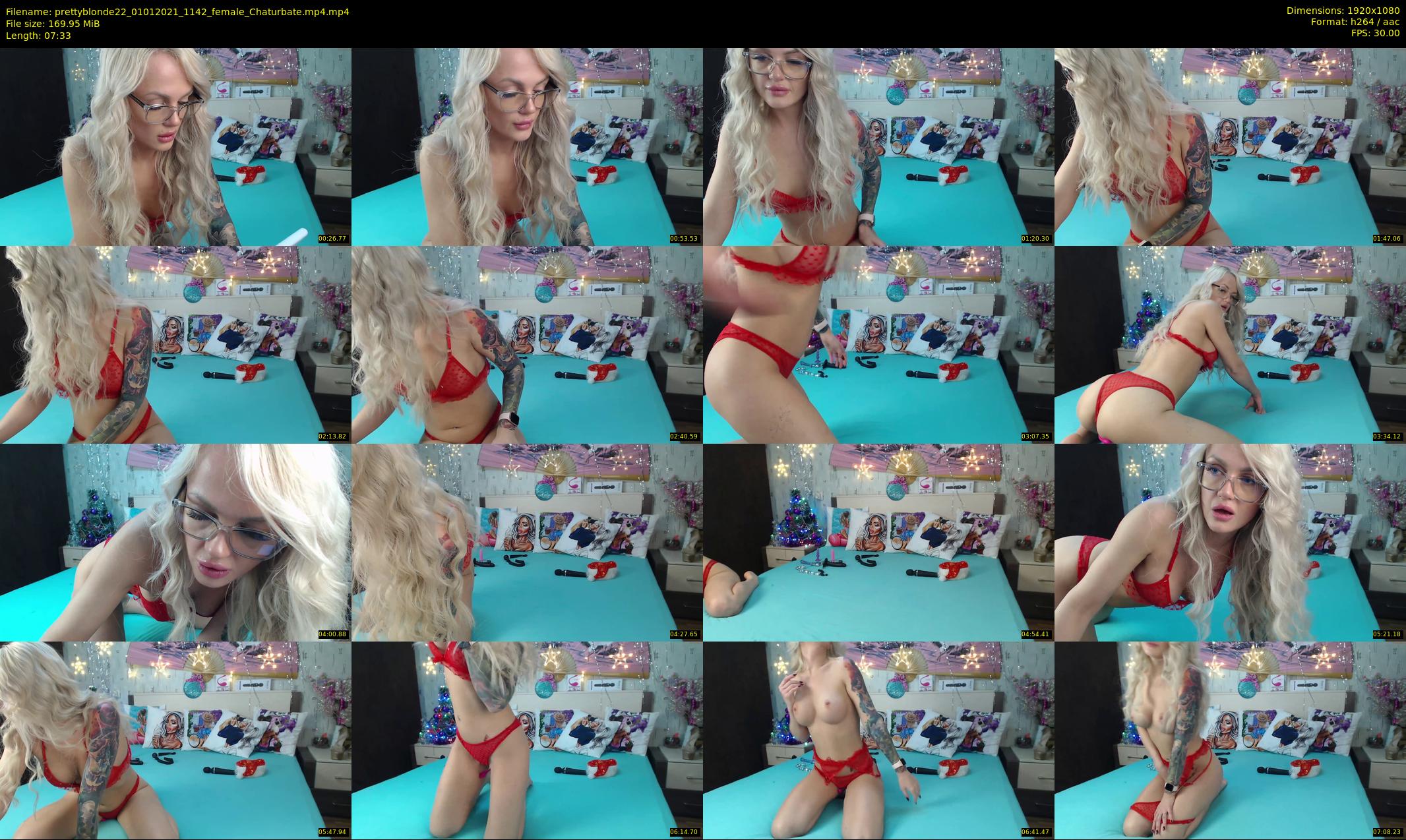 prettyblonde22 — 8 minute Chaturbate female cam show recording, 1080p, Jan 1, 2021