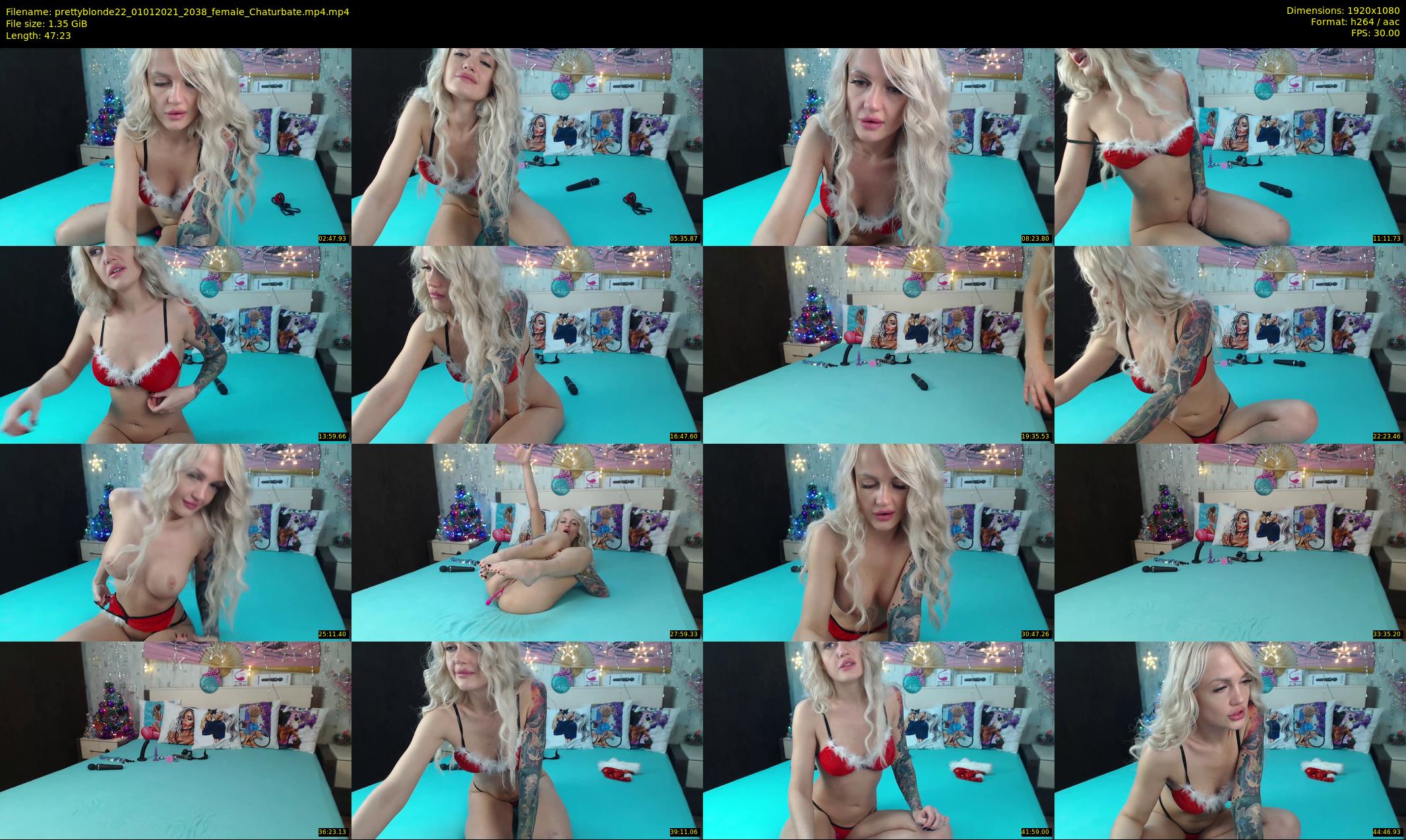 prettyblonde22 — 48 minute Chaturbate female cam show recording, 1080p, Jan 1, 2021