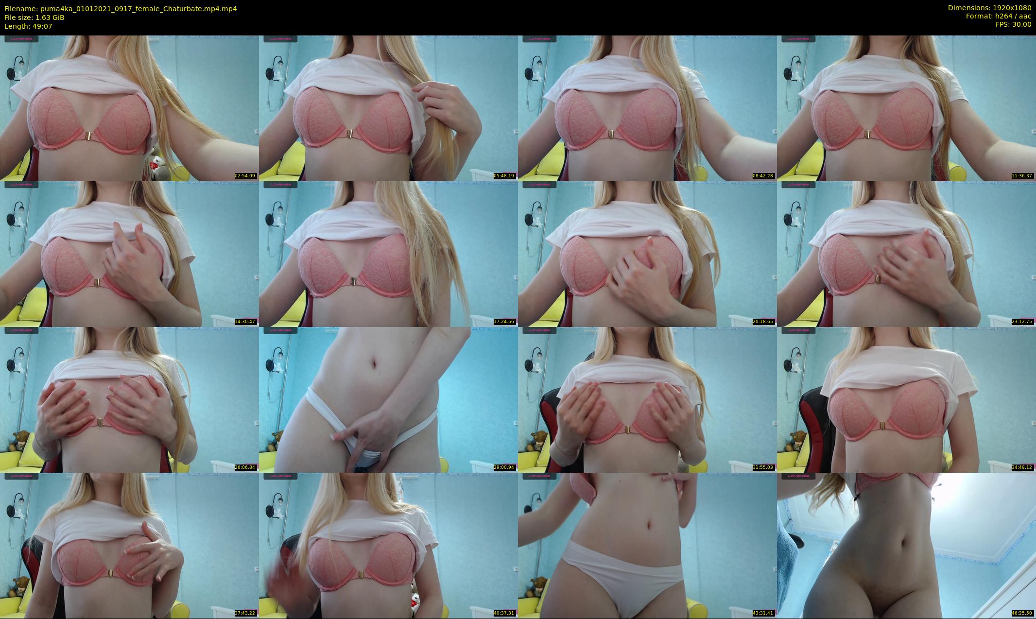 puma4ka — 50 minute Chaturbate female cam show recording, 1080p, Jan 1, 2021