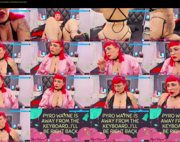 pyrowayne — 59 minute Chaturbate female cam show recording, 720p, Jan 2, 2021