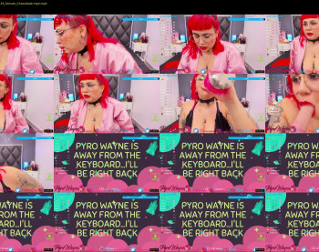 pyrowayne — 45 minute Chaturbate female cam show recording, 720p, Jan 2, 2021