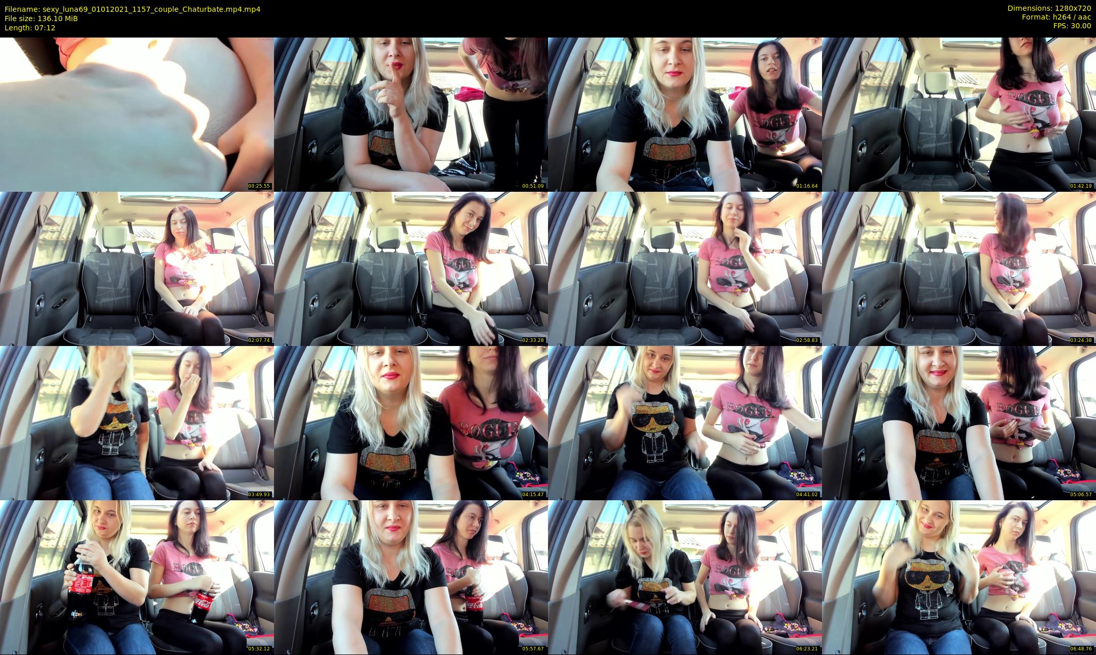 sexy_luna69 — 8 minute Chaturbate couple cam show recording, 720p, Jan 1, 2021