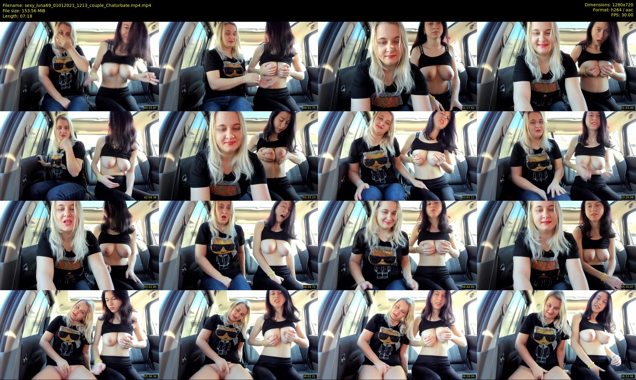 sexy_luna69 — 8 minute Chaturbate couple cam show recording, 720p, Jan 1, 2021