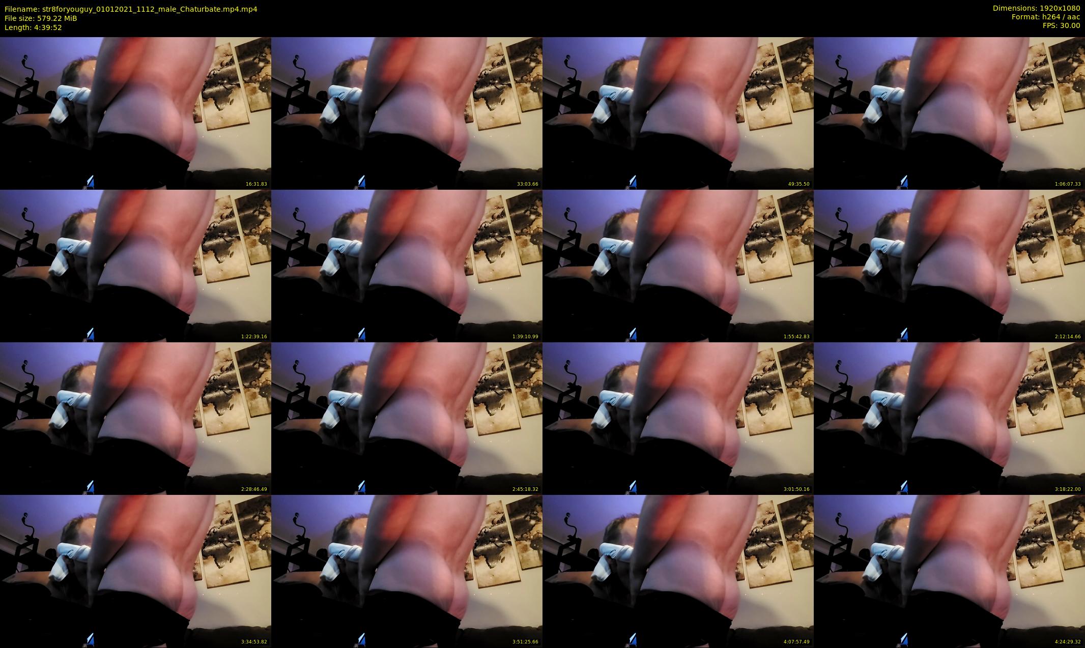 str8foryouguy — 280 minute Chaturbate male cam show recording, 1080p, Jan 1, 2021