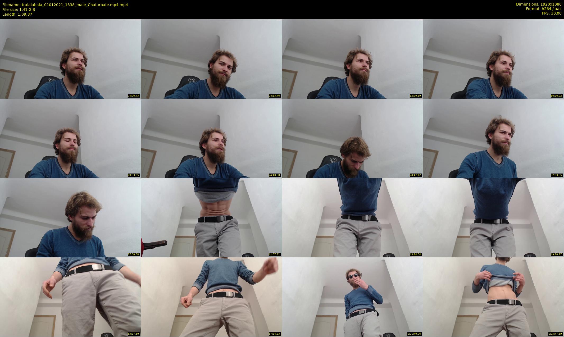 tralalabala — 70 minute Chaturbate male cam show recording, 1080p, Jan 1, 2021