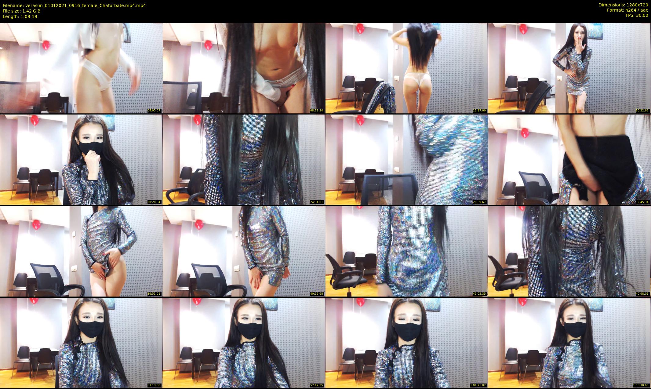 verasun — 70 minute Chaturbate female cam show recording, 720p, Jan 1, 2021