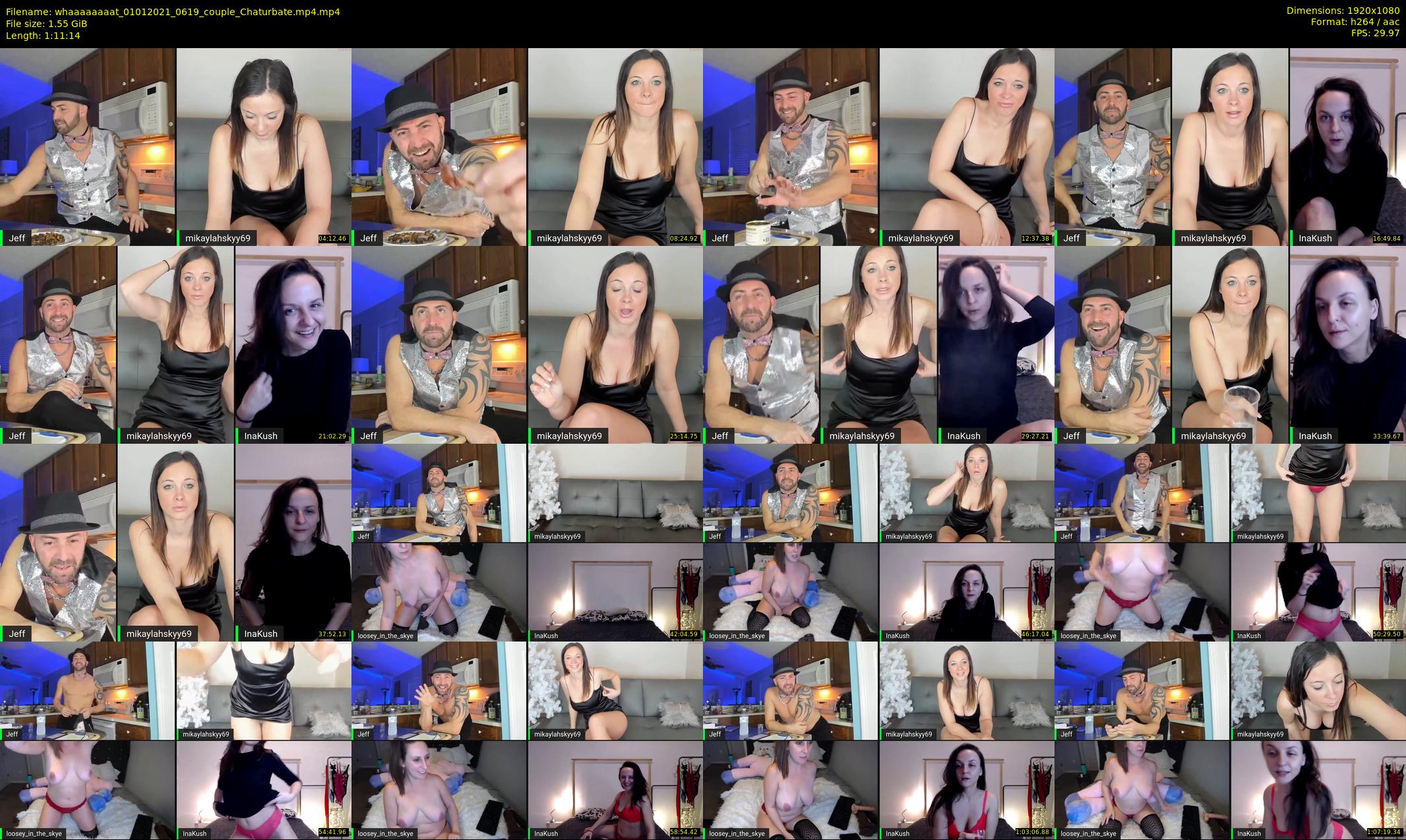 whaaaaaaaat — 72 minute Chaturbate couple cam show recording, 1080p, Jan 1, 2021