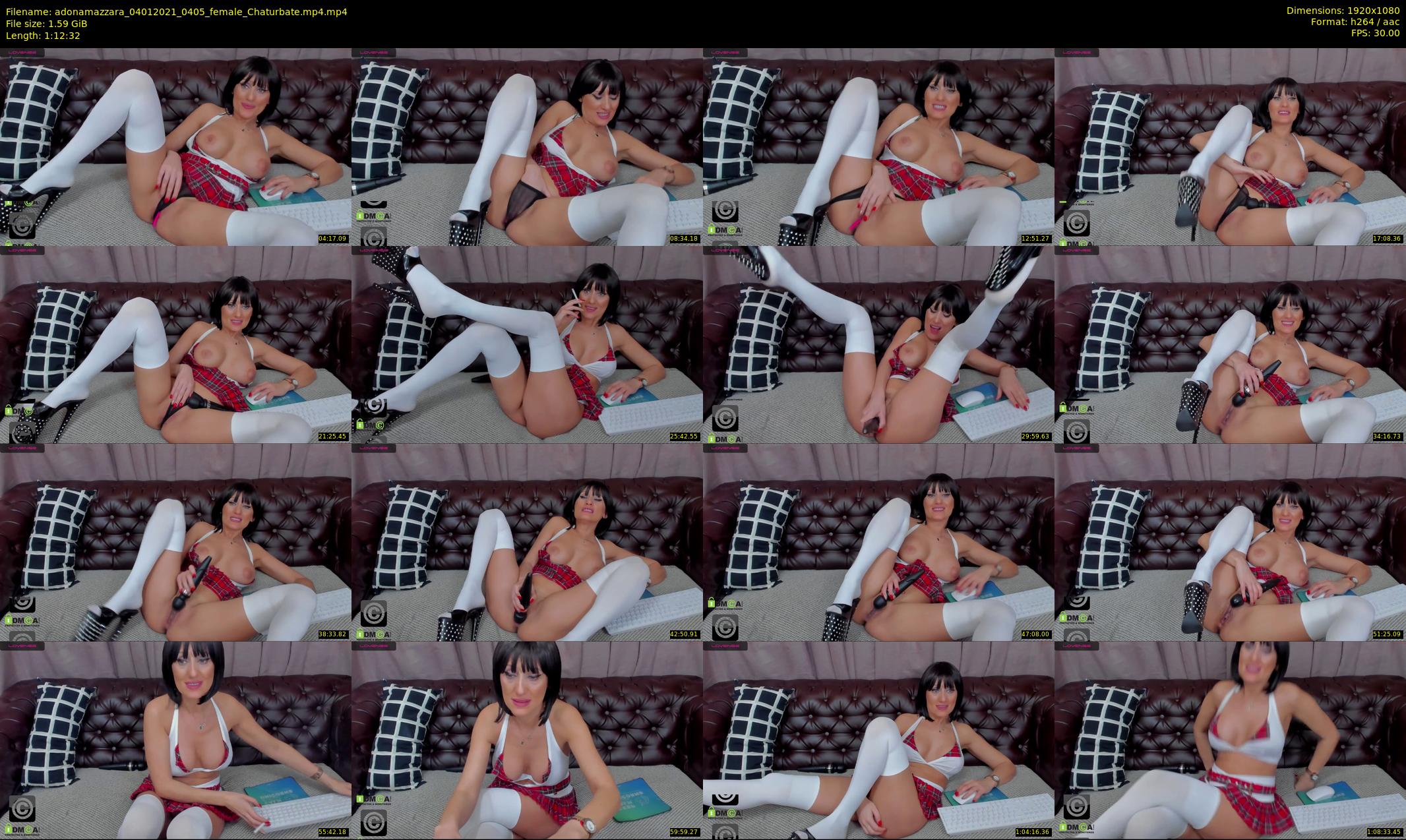 adonamazzara — 73 minute Chaturbate female cam show recording, 1080p, Jan 4, 2021