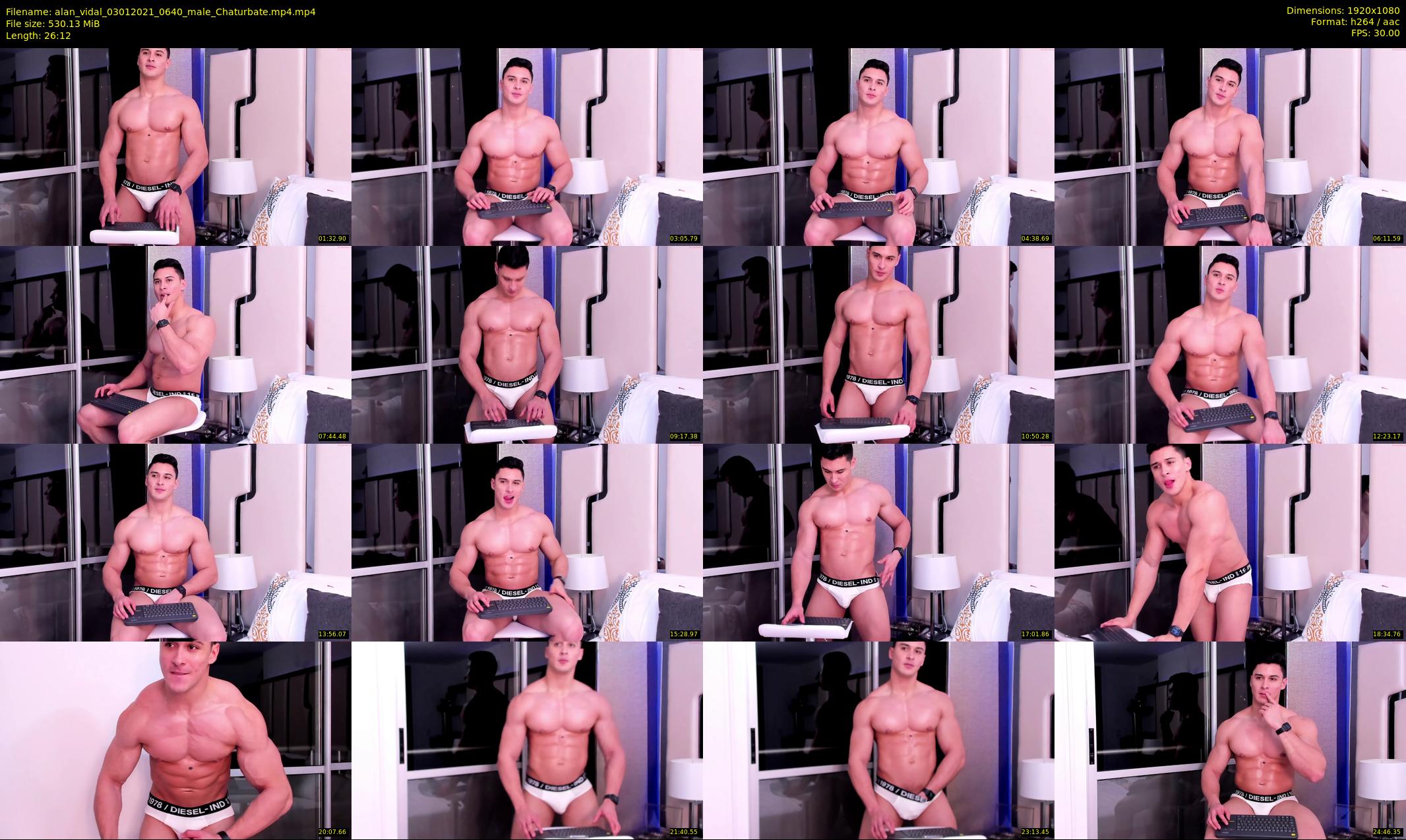 alan_vidal — 27 minute Chaturbate male cam show recording, 1080p, Jan 3, 2021