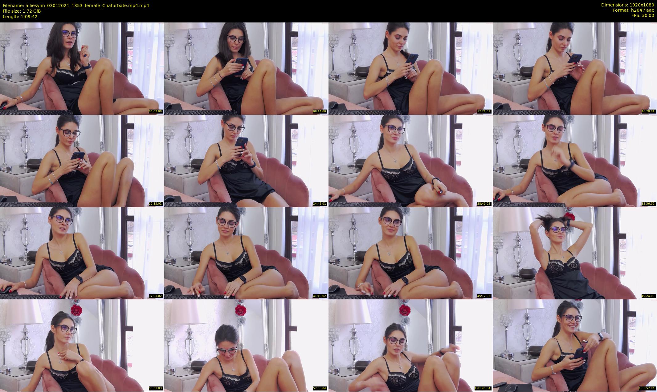 alliesynn — 70 minute Chaturbate female cam show recording, 1080p, Jan 3, 2021