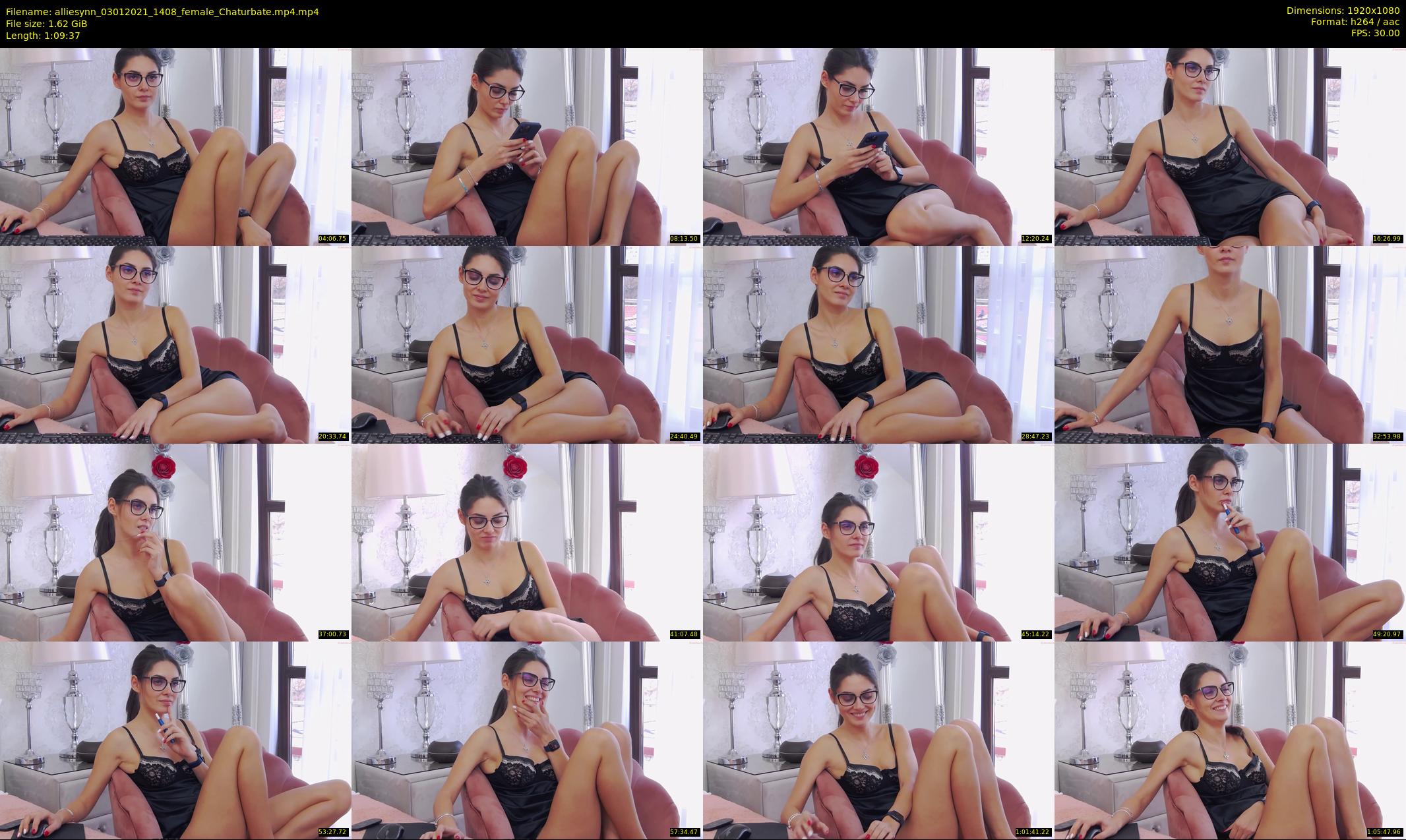 alliesynn — 70 minute Chaturbate female cam show recording, 1080p, Jan 3, 2021