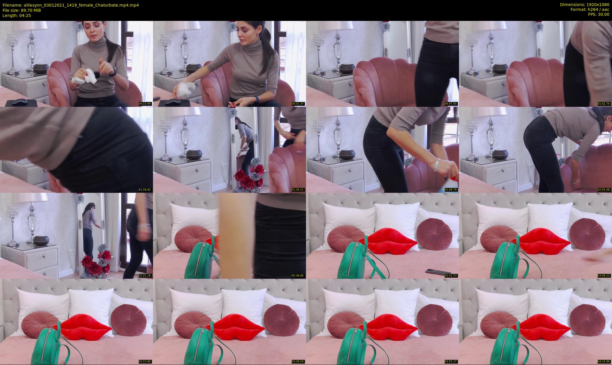 alliesynn — 5 minute Chaturbate female cam show recording, 1080p, Jan 3, 2021