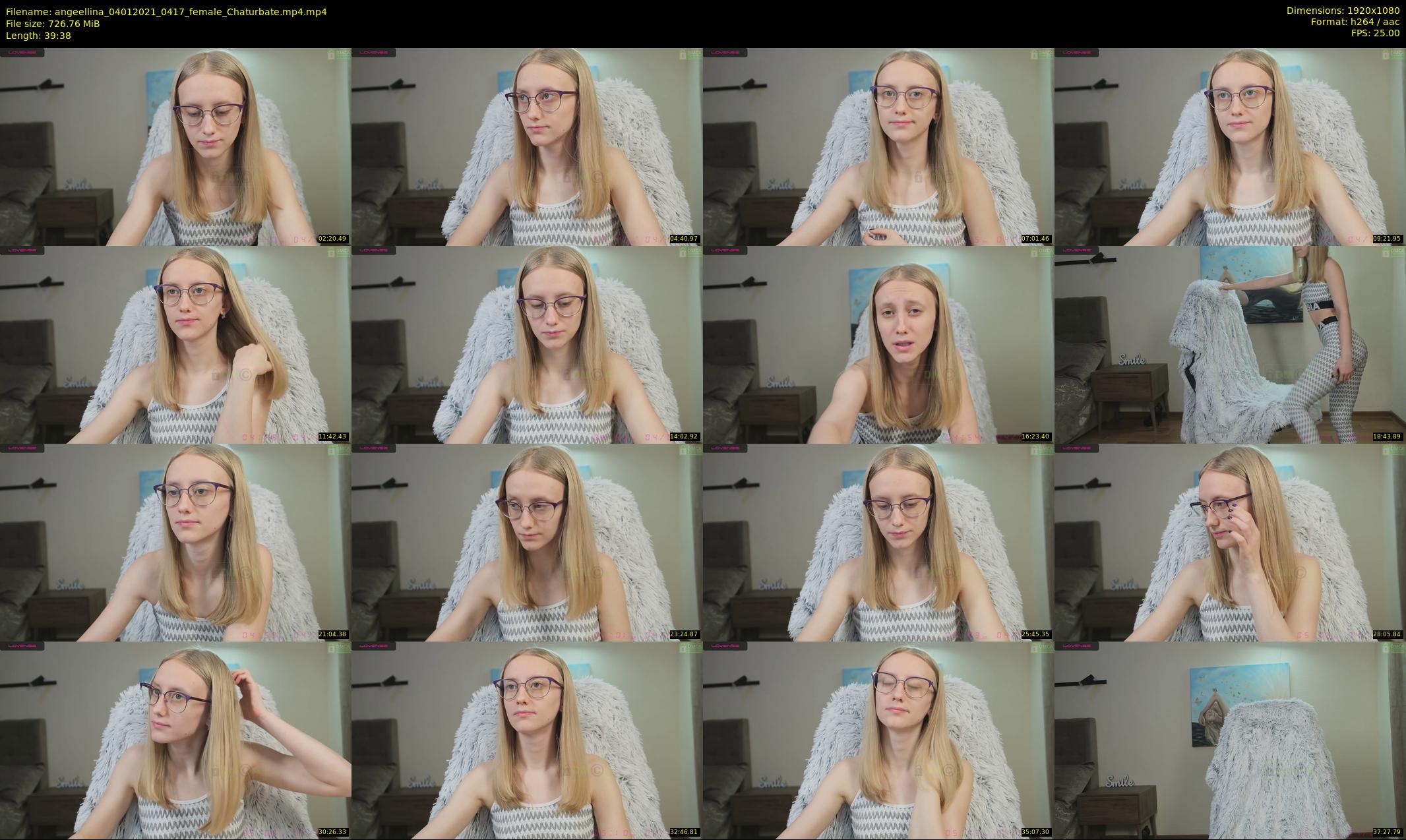 angeellina — 40 minute Chaturbate female cam show recording, 1080p, Jan 4, 2021