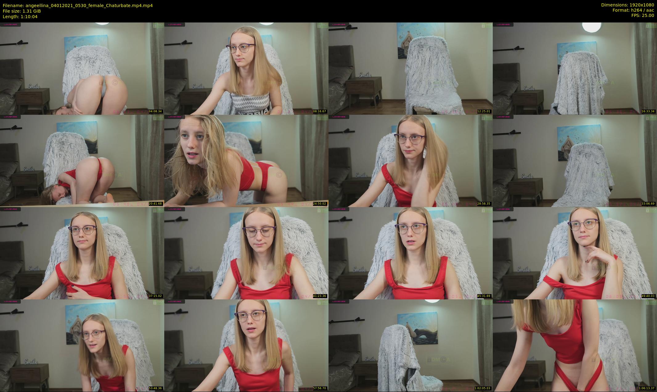 angeellina — 71 minute Chaturbate female cam show recording, 1080p, Jan 4, 2021