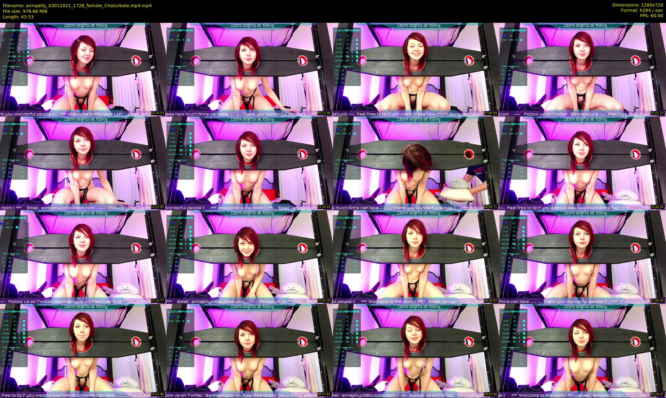 annajelly — 44 minute Chaturbate couple cam show recording, 720p, Jan 3, 2021