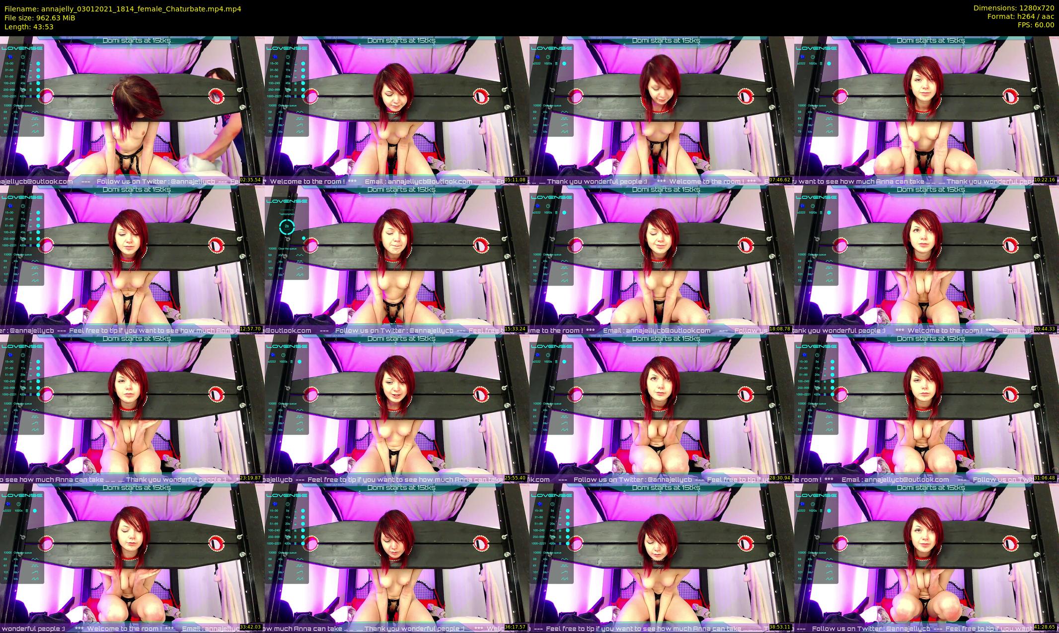 annajelly — 44 minute Chaturbate couple cam show recording, 720p, Jan 3, 2021