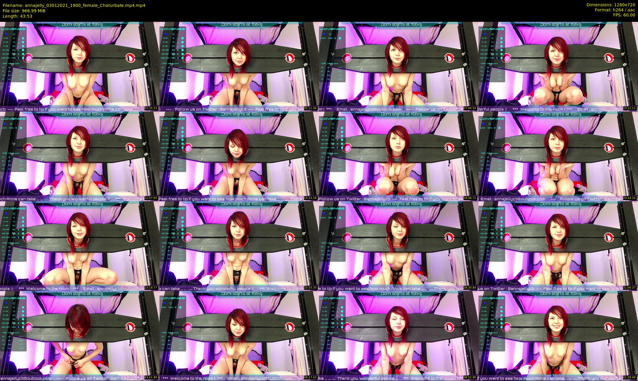 annajelly — 44 minute Chaturbate couple cam show recording, 720p, Jan 3, 2021