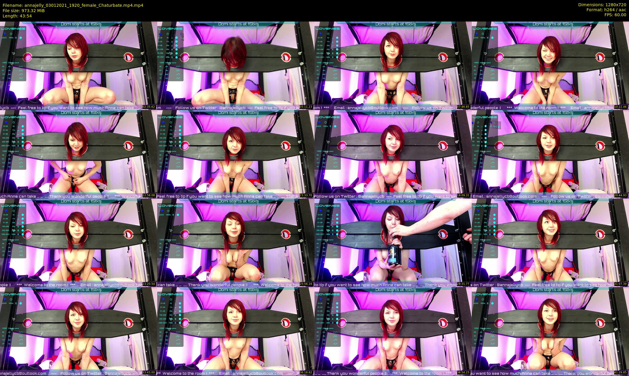 annajelly — 44 minute Chaturbate couple cam show recording, 720p, Jan 3, 2021