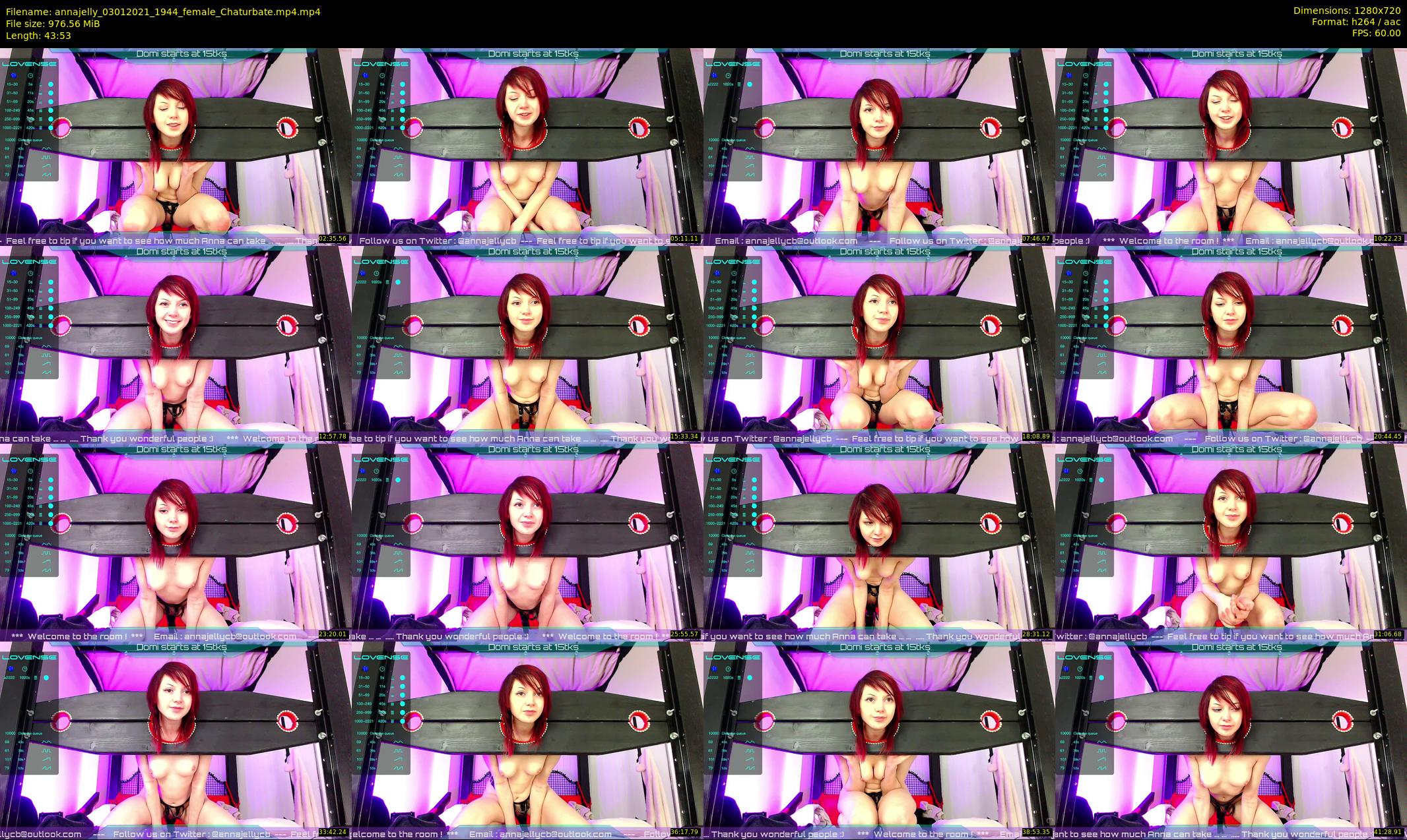 annajelly — 44 minute Chaturbate couple cam show recording, 720p, Jan 3, 2021