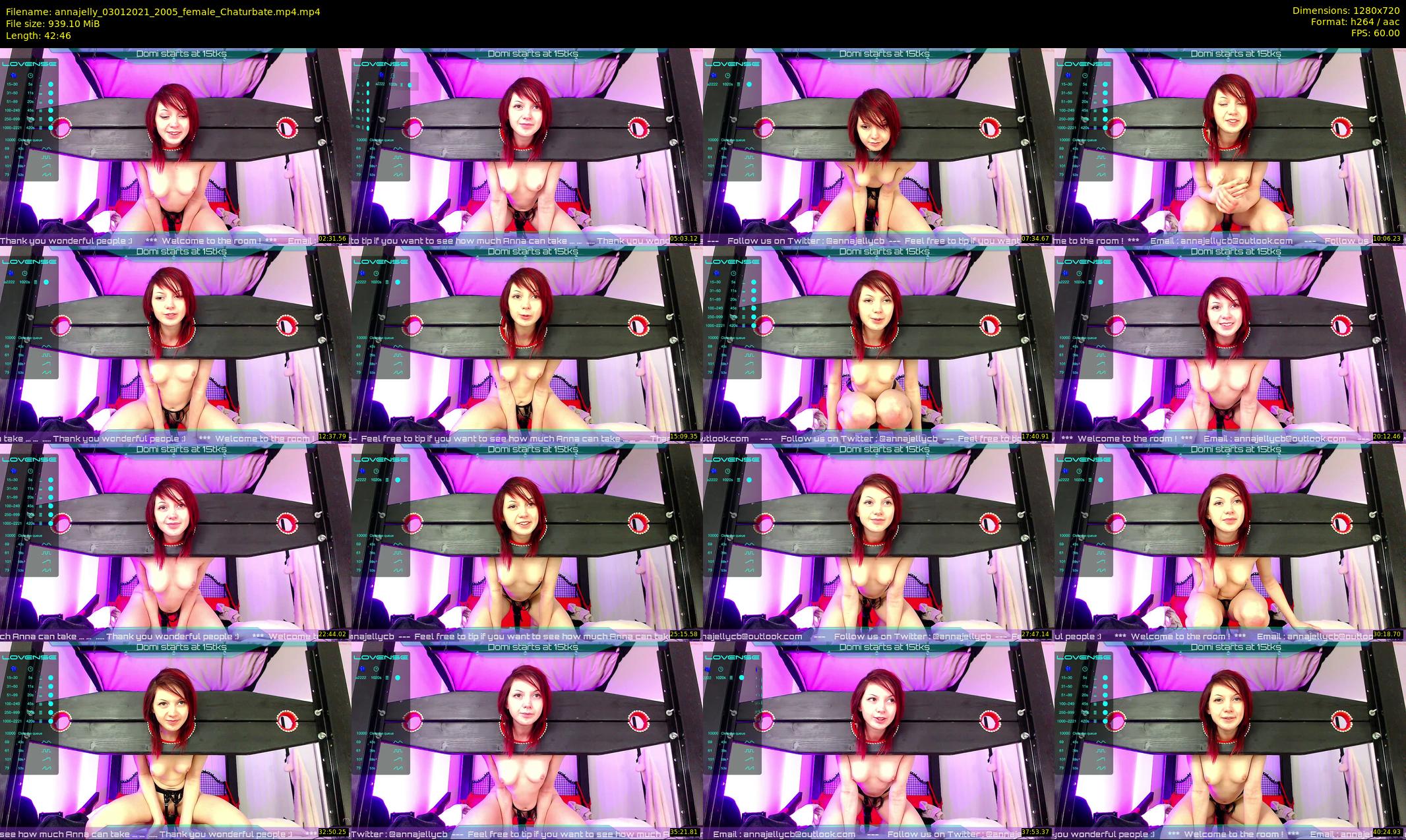 annajelly — 43 minute Chaturbate couple cam show recording, 720p, Jan 3, 2021