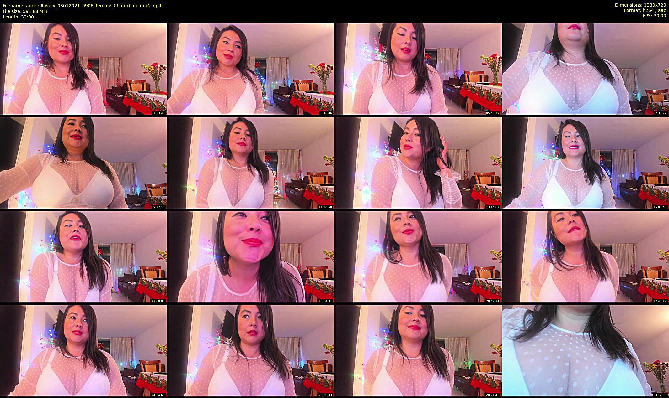 audredlovely — 32 minute Chaturbate female cam show recording, 720p, Jan 3, 2021