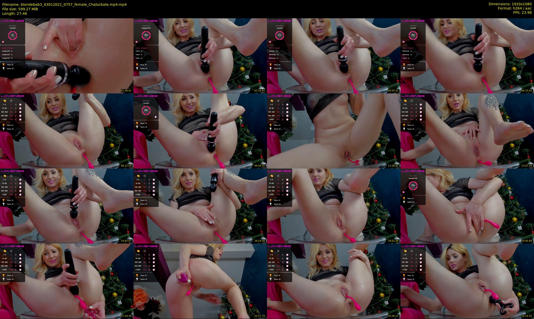 blondebab3 — 28 minute Chaturbate female cam show recording, 1080p, Jan 3, 2021