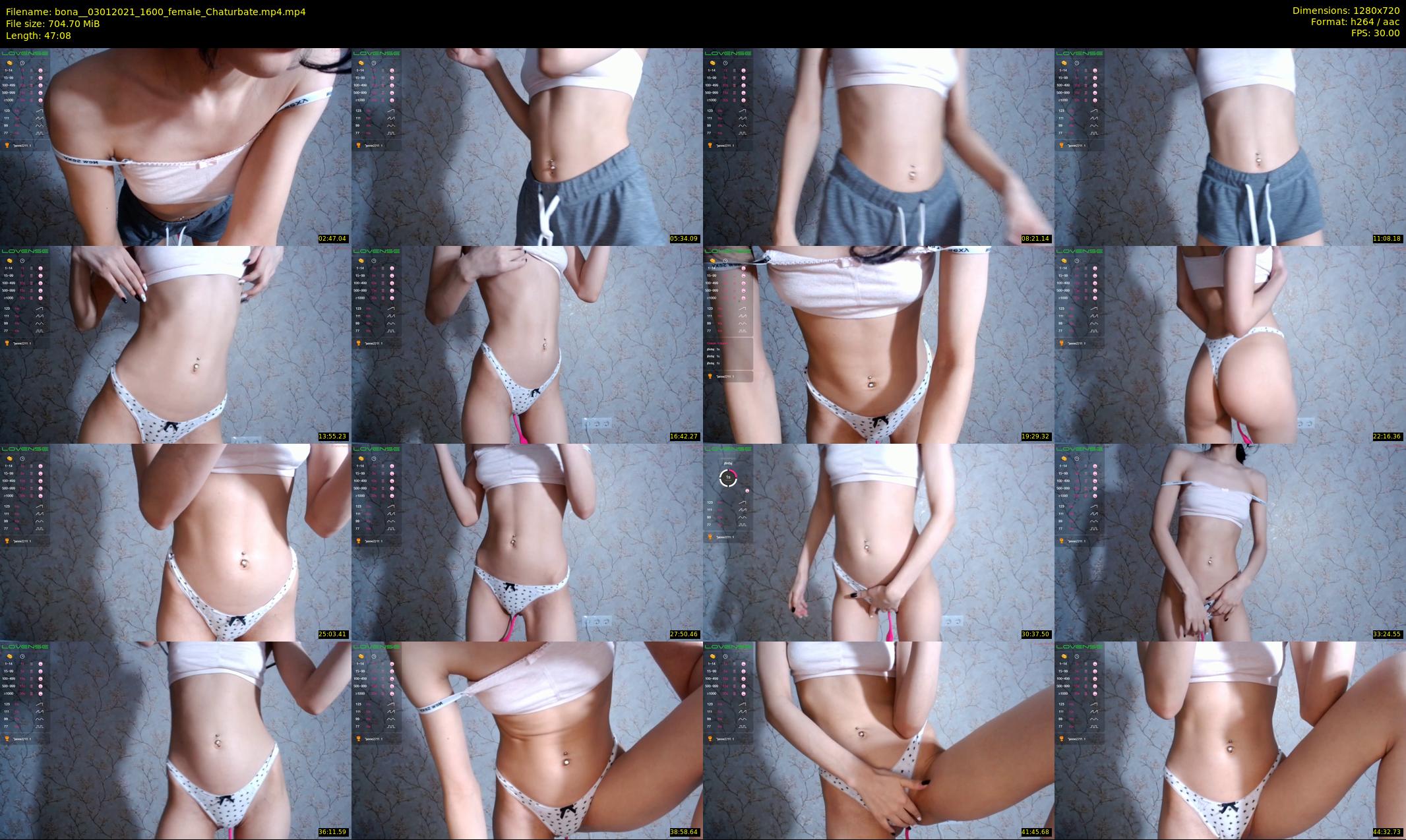 bona_ — 48 minute Chaturbate female cam show recording, 720p, Jan 3, 2021
