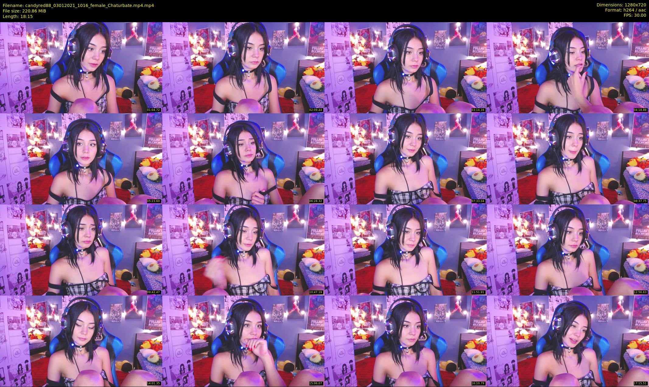candyred88 — 19 minute Chaturbate female cam show recording, 720p, Jan 3, 2021