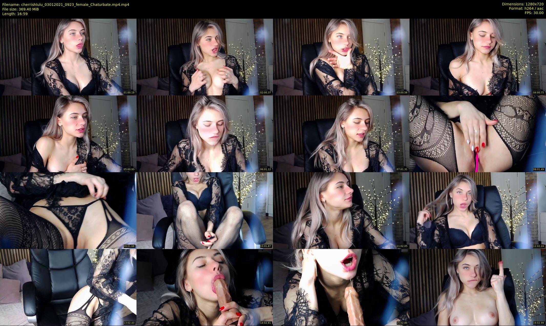 cherrishlulu — 17 minute Chaturbate female cam show recording, 720p, Jan 3, 2021