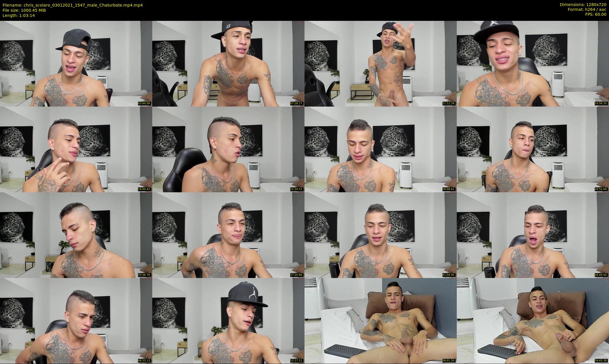 chris_scolaro — 64 minute Chaturbate male cam show recording, 720p, Jan 3, 2021