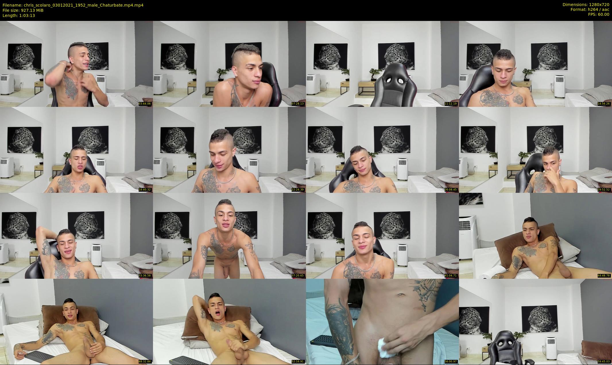 chris_scolaro — 64 minute Chaturbate male cam show recording, 720p, Jan 3, 2021