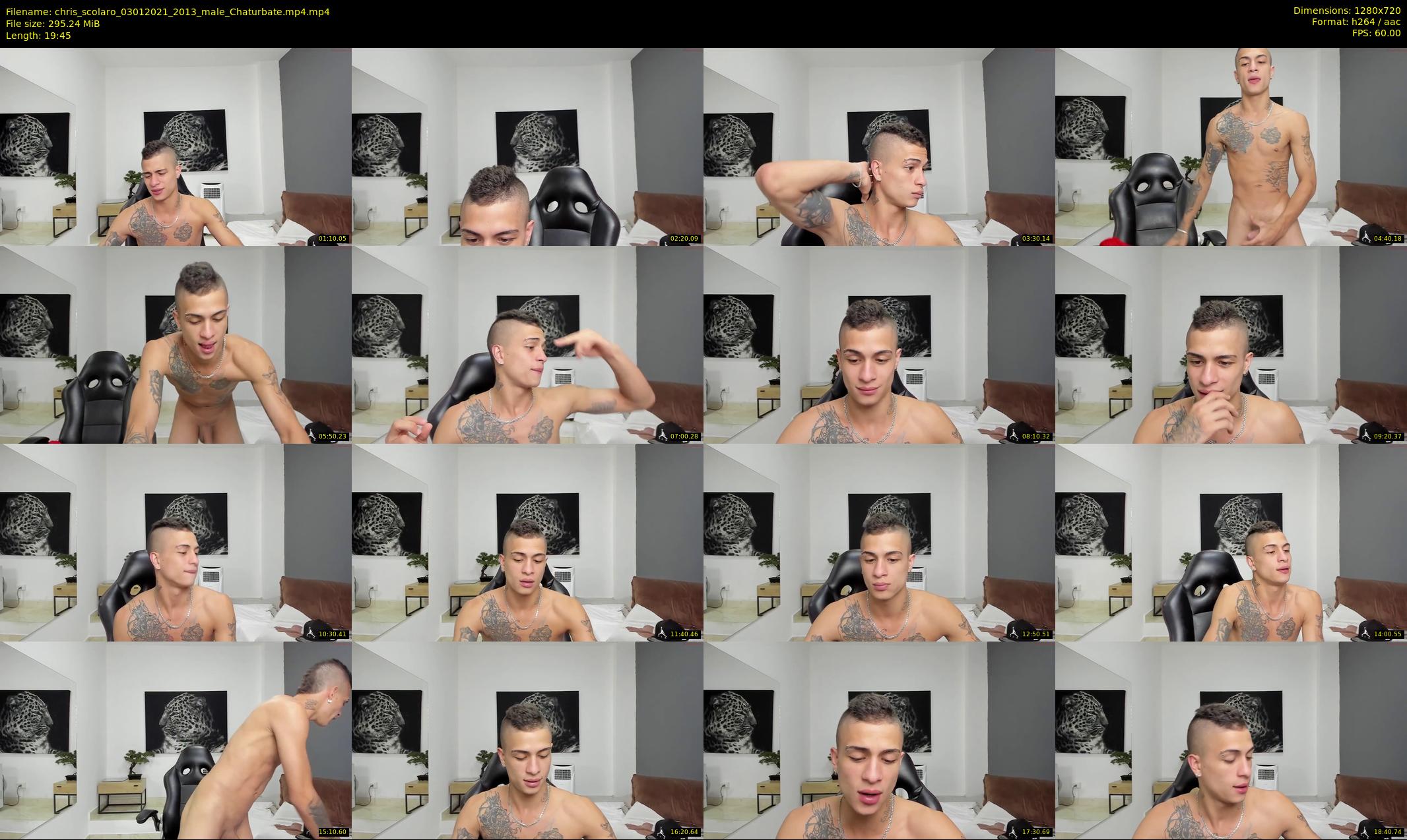 chris_scolaro — 20 minute Chaturbate male cam show recording, 720p, Jan 3, 2021