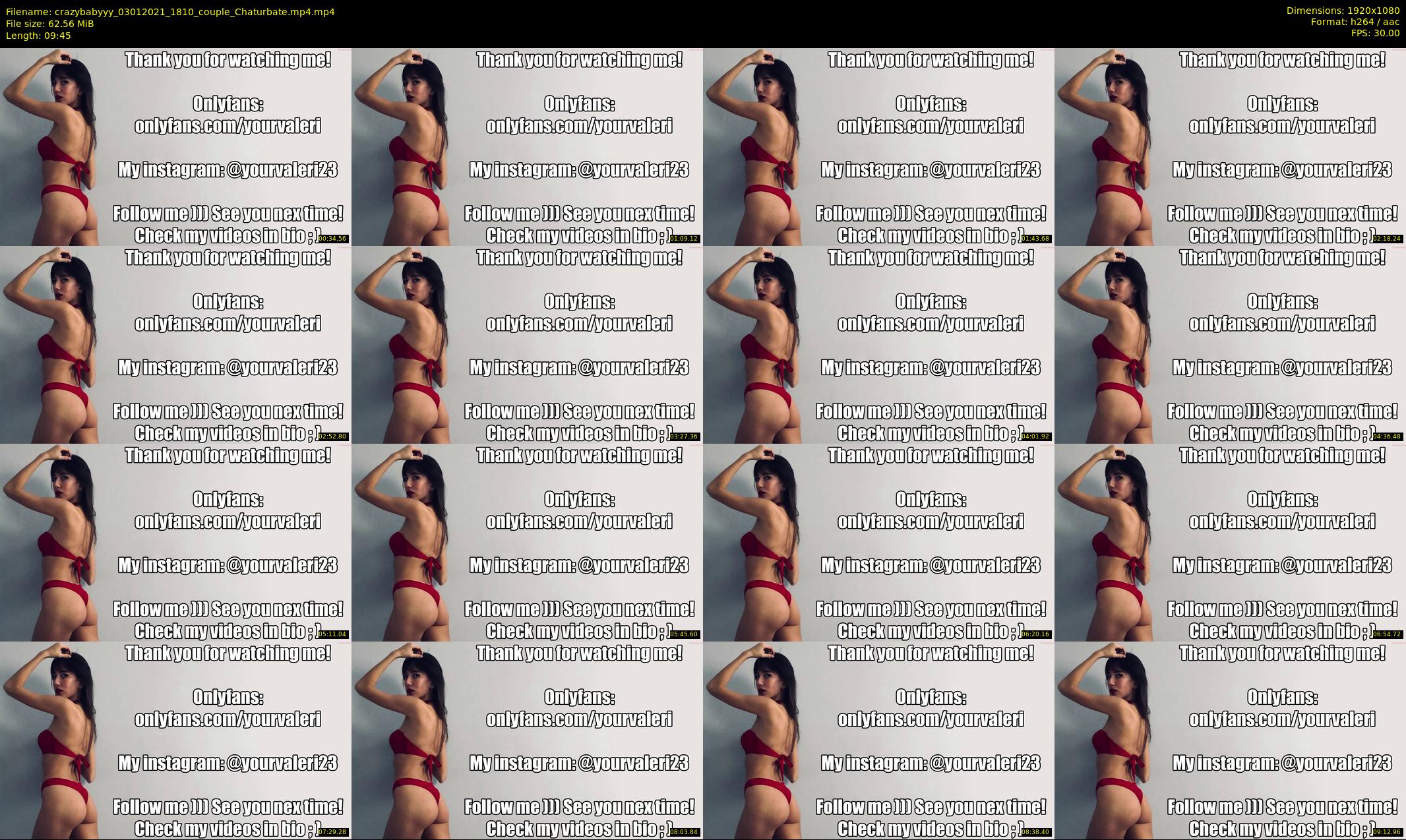 crazybabyyy — 10 minute Chaturbate couple cam show recording, 1080p, Jan 3, 2021