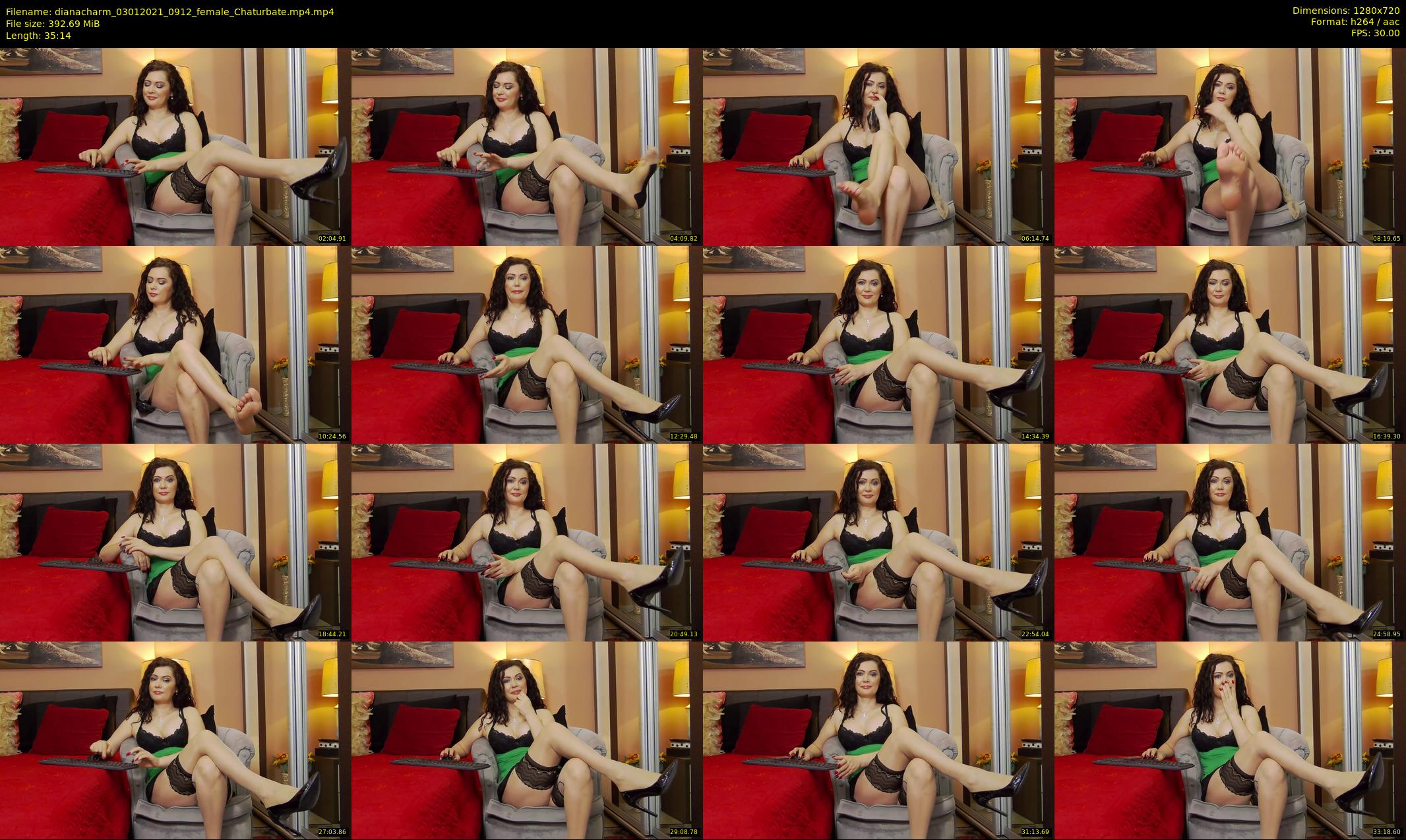 dianacharm — 36 minute Chaturbate female cam show recording, 720p, Jan 3, 2021