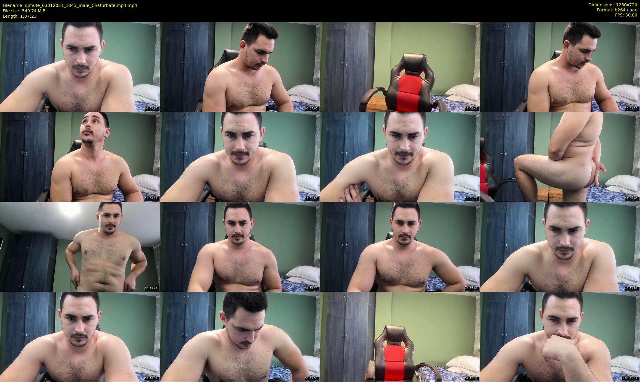 djmute — 68 minute Chaturbate male cam show recording, 720p, Jan 3, 2021