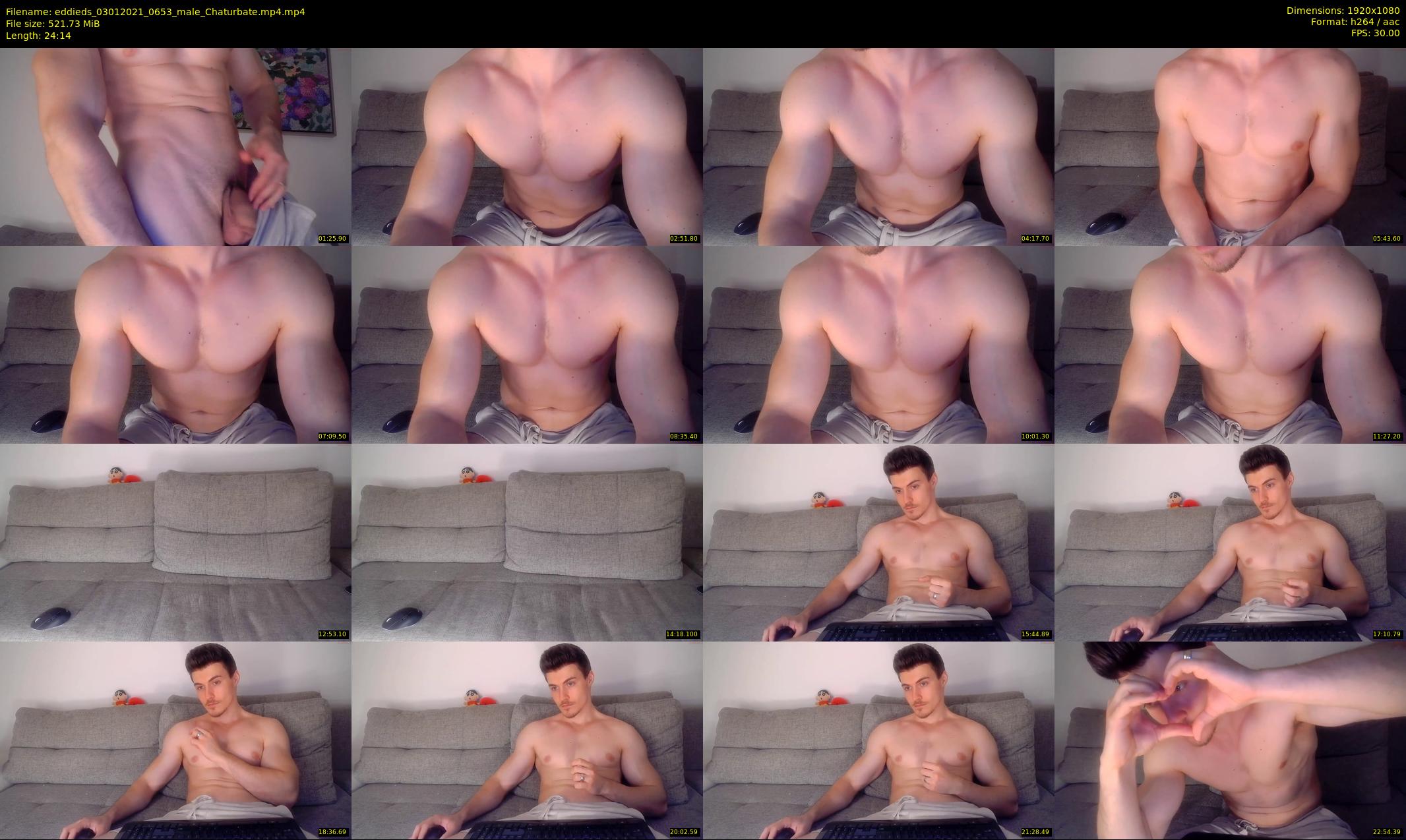 eddieds — 25 minute Chaturbate male cam show recording, 1080p, Jan 3, 2021