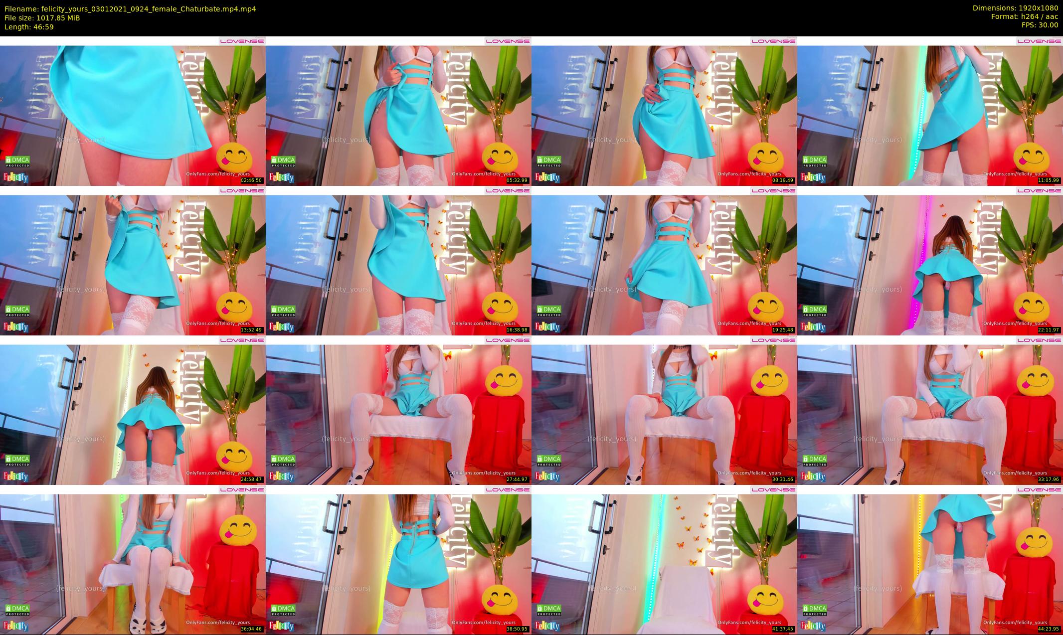 felicity_yours — 47 minute Chaturbate female cam show recording, 1080p, Jan 3, 2021