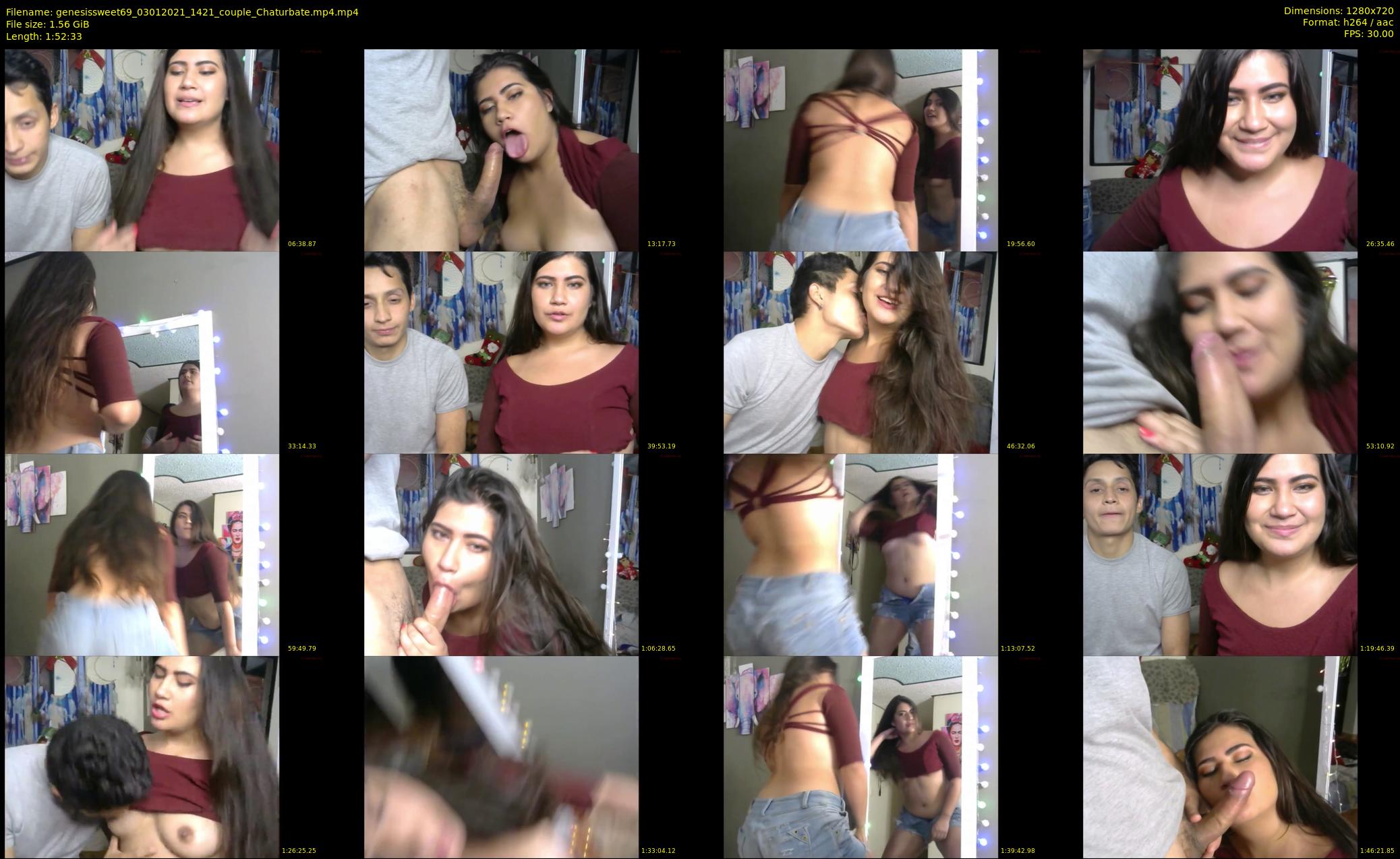 genesissweet69 — 113 minute Chaturbate couple cam show recording, 720p, Jan 3, 2021