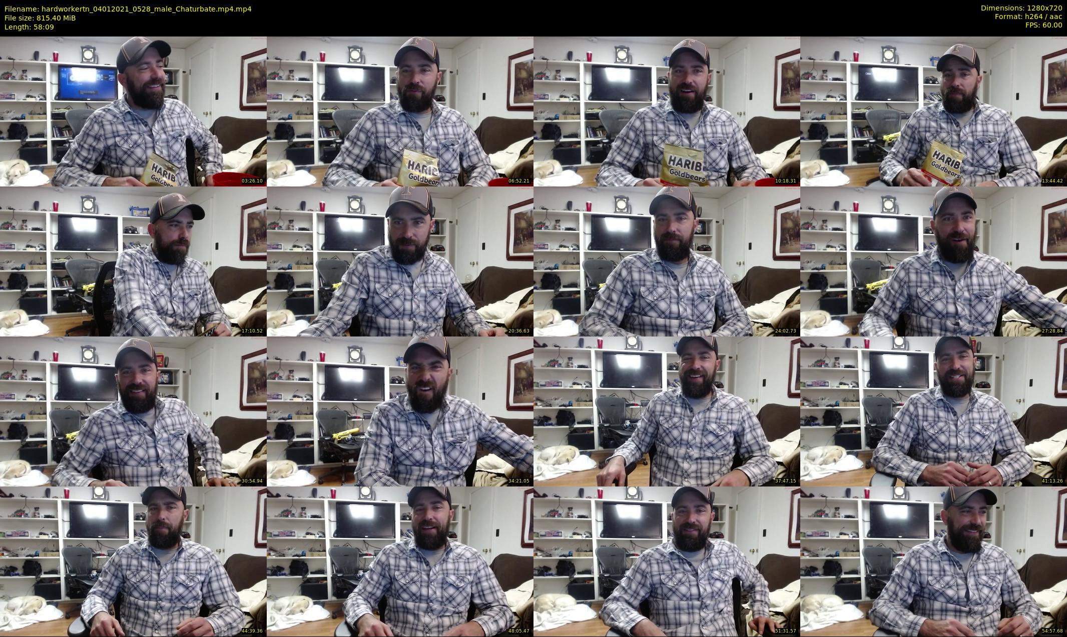 hardworkertn — 59 minute Chaturbate male cam show recording, 720p, Jan 4, 2021