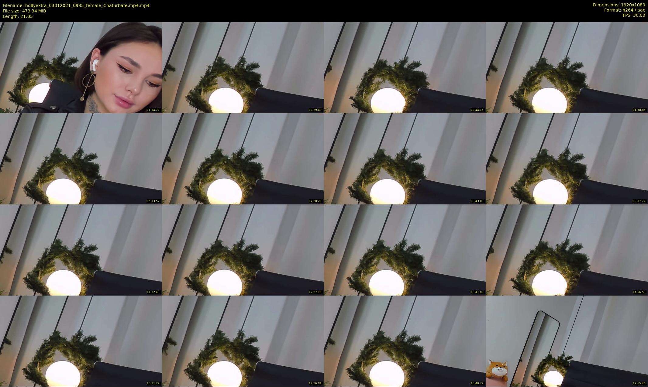 hollyextra — 22 minute Chaturbate female cam show recording, 1080p, Jan 3, 2021