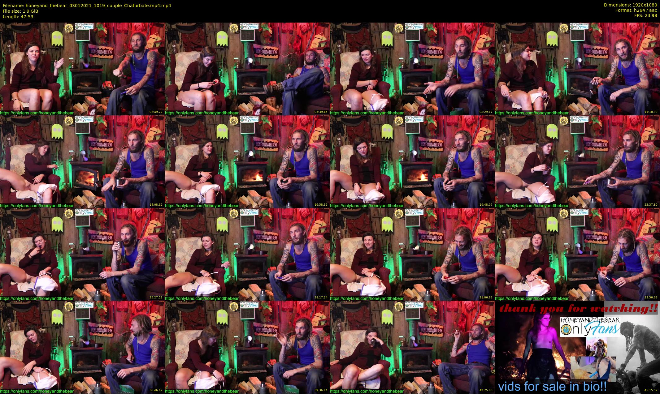 honeyand_thebear — 48 minute Chaturbate couple cam show recording, 1080p, Jan 3, 2021